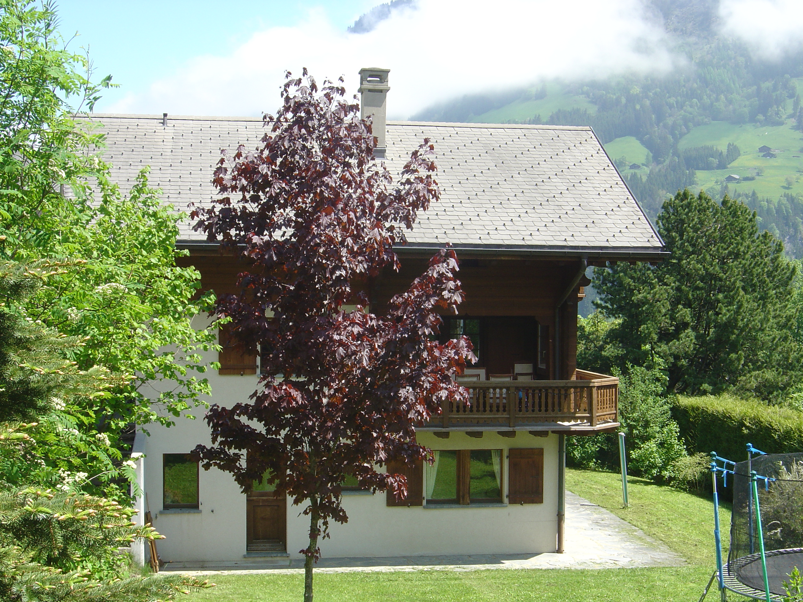 Apartment in chalet with great view