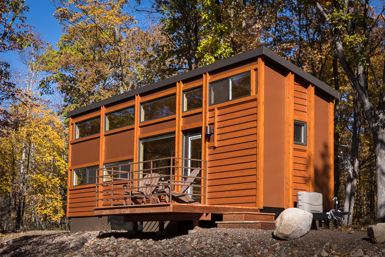 Tiny House on a Private Lake Tiny houses for Rent in Chetek