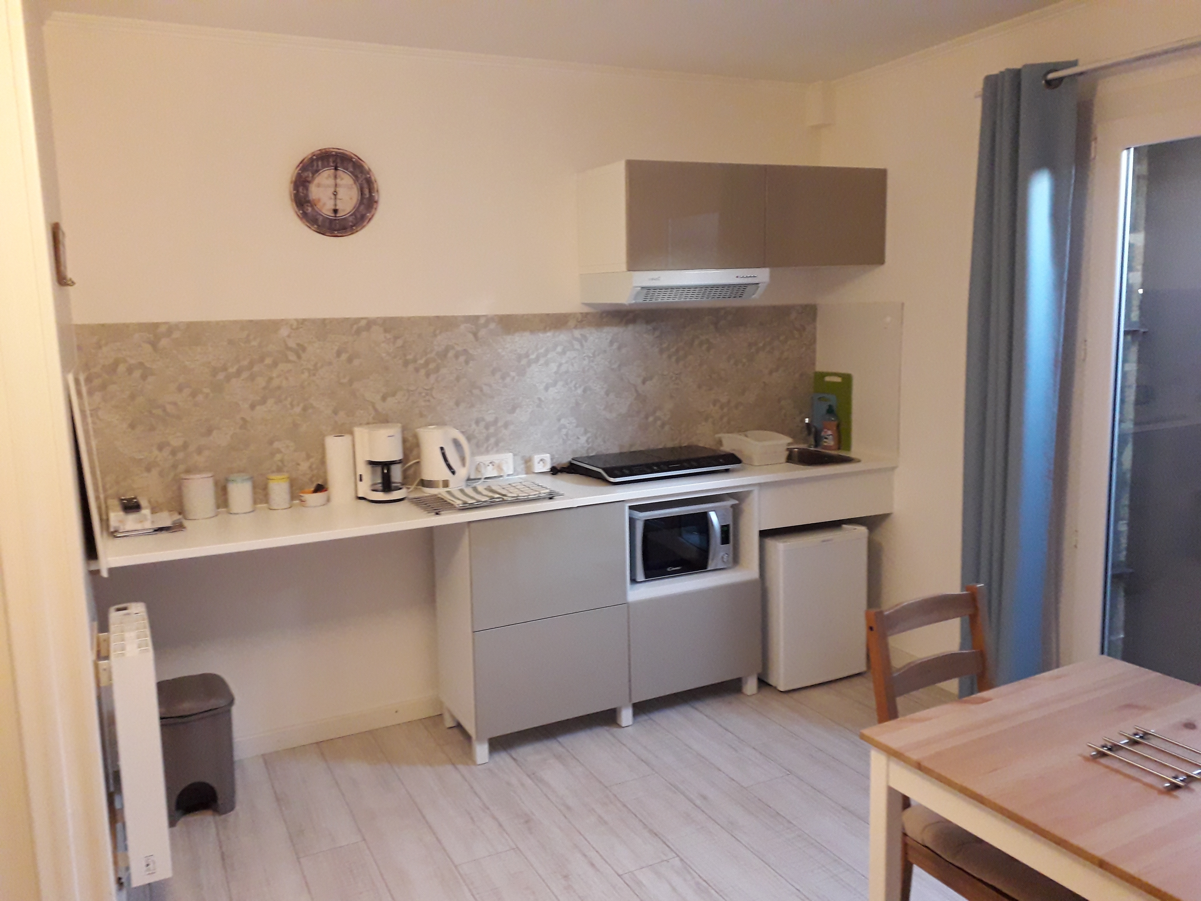 small studio with exterior near city center