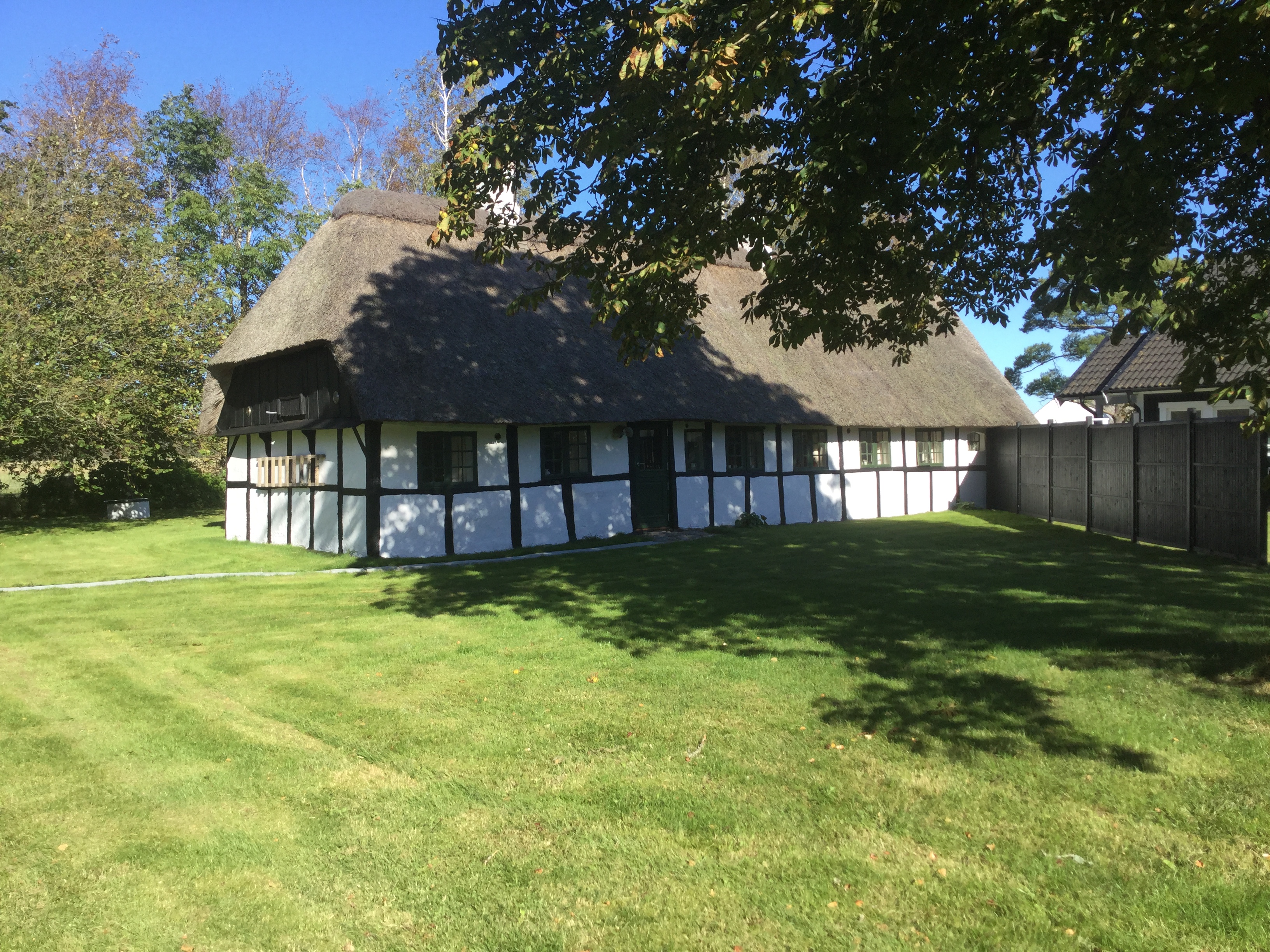 Thatched, charming half-timbered house