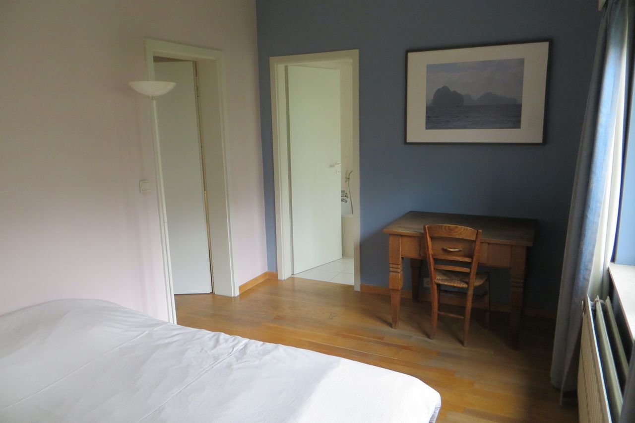 View garden + private bathroom ### in Uccle, Brussels
