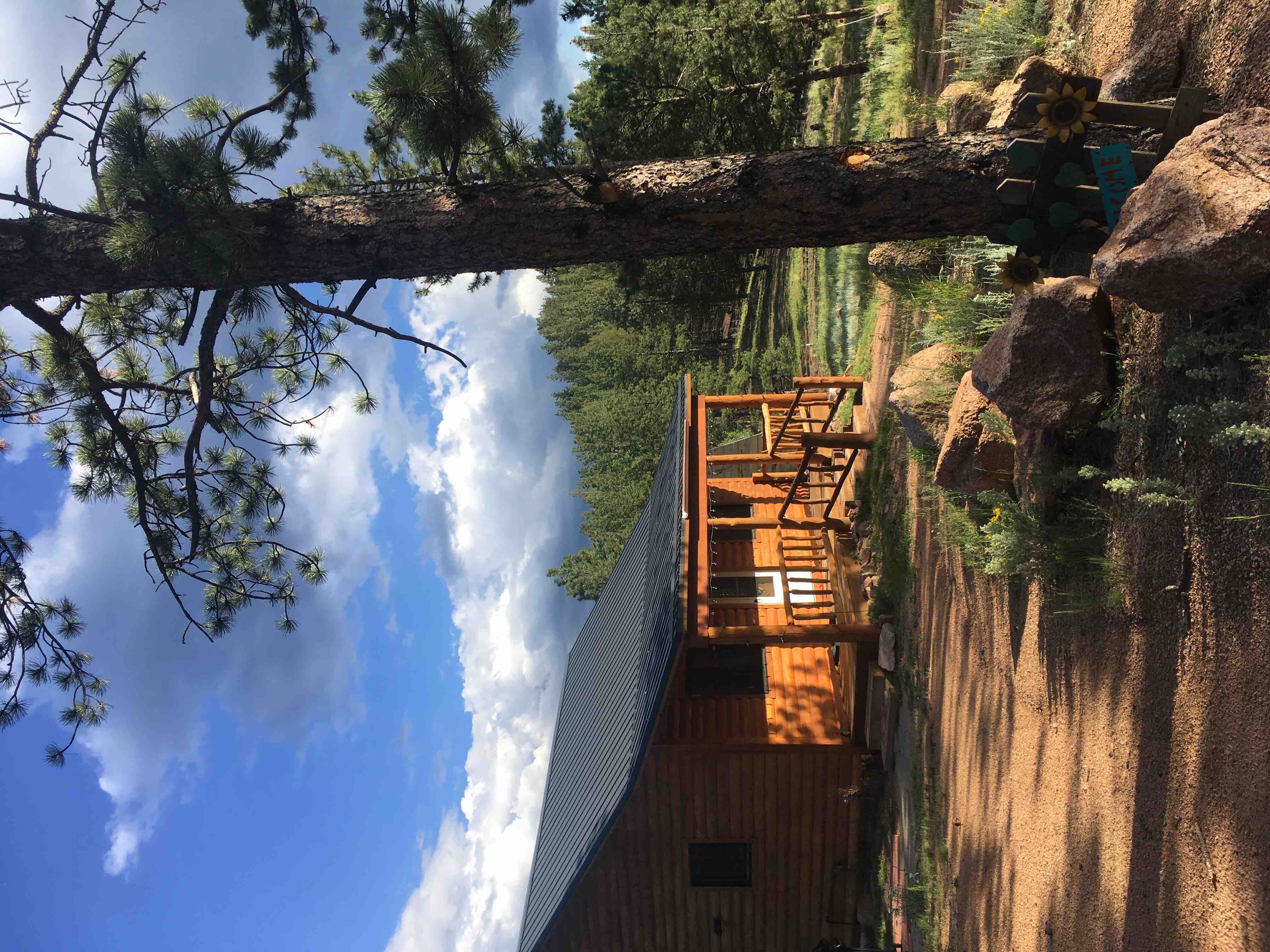 Conveniently Remote with View of Pikes Peak Cabins for Rent in Florissant, Colorado, United