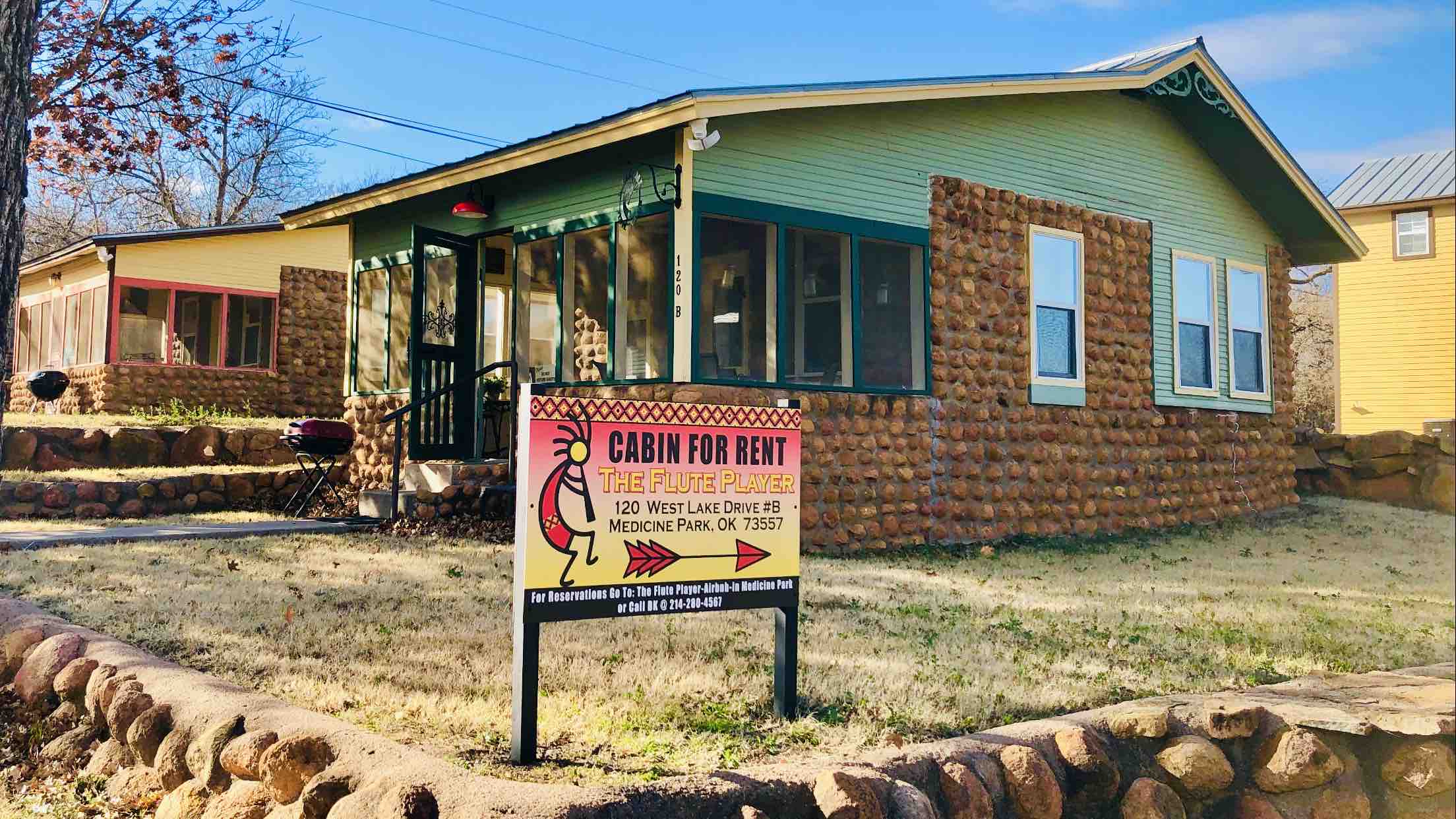 The Flute Player Cabins for Rent in Medicine Park, Oklahoma, United States Airbnb