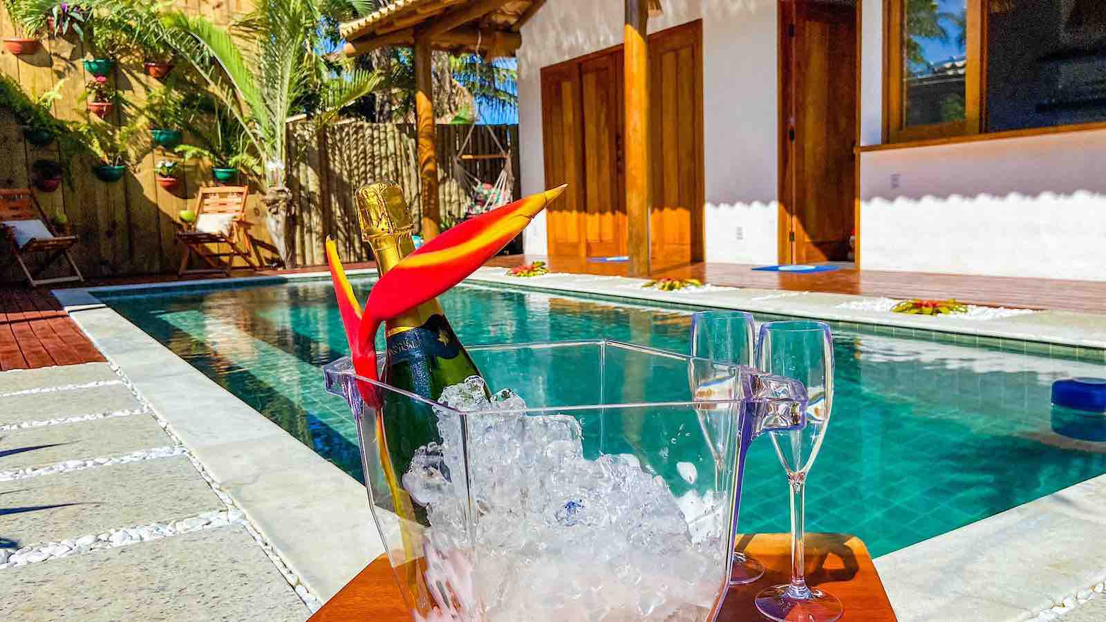 Haus Meerjungfrau Trancoso schön und gemütlich 🌴