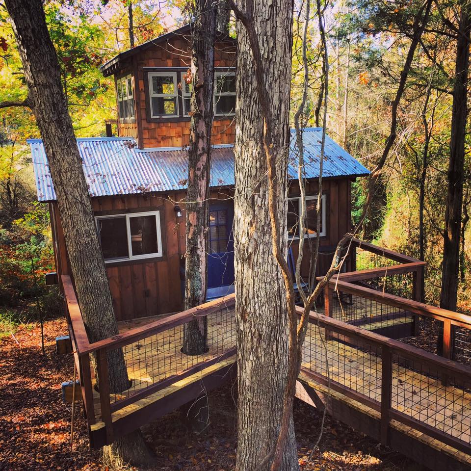 Cherry Treesort "Sweet Ashley" Treehouses for Rent in China Grove