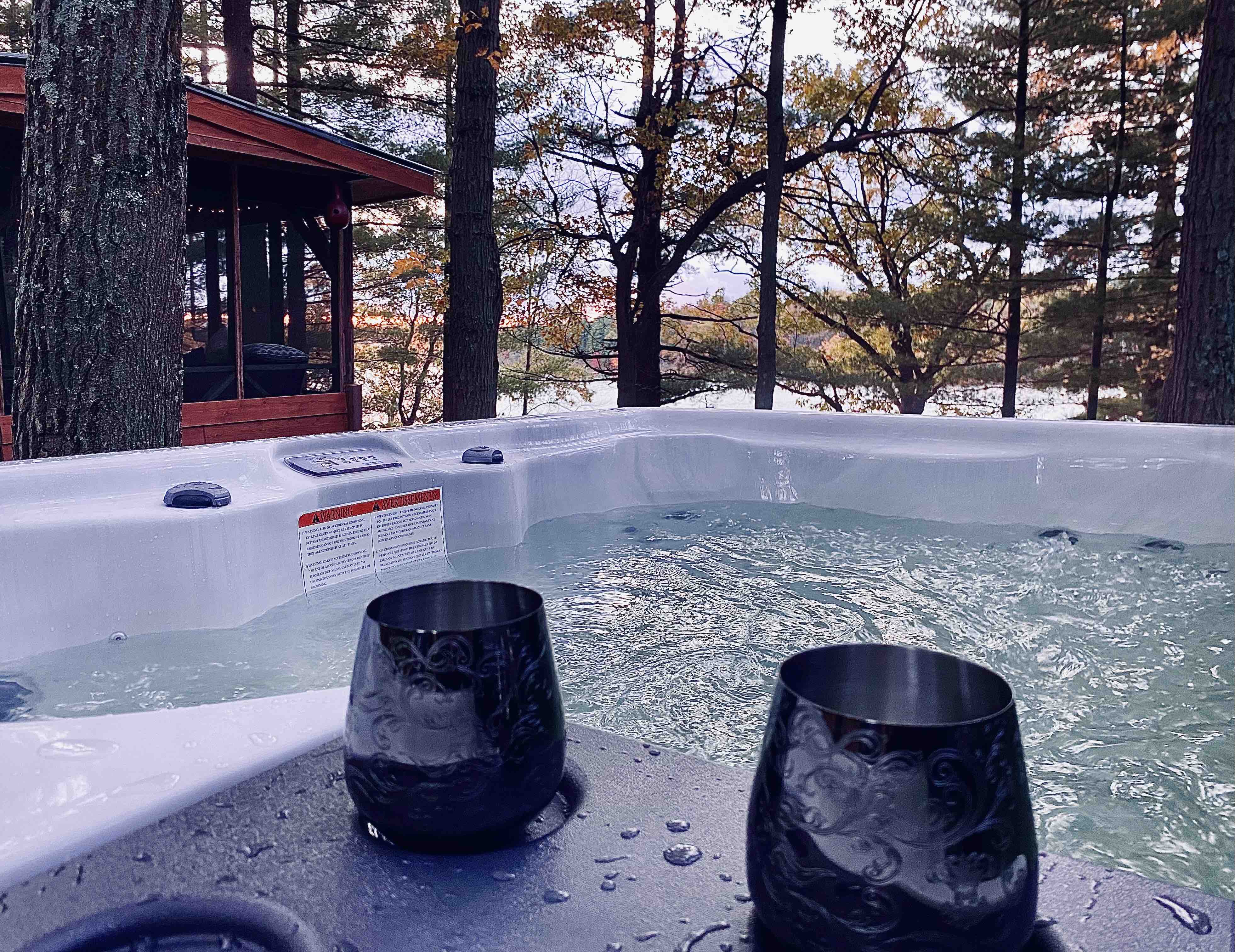 Romantic Getaway Hot Tub Awesome Lake View Nordic Cabins for