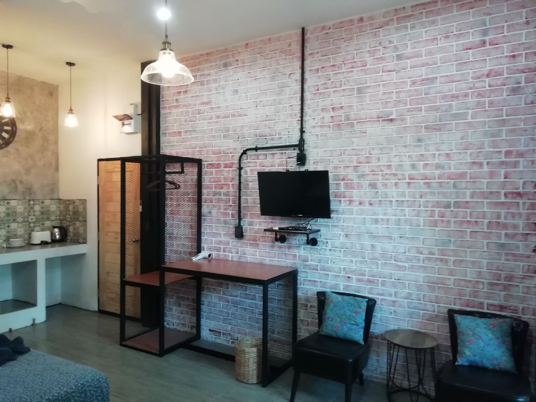 Queen studio with kitchen 500m from Saikaew beach.