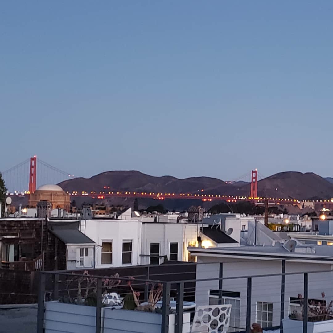 Primary Suite Golden Gate Bridge view Private Deck