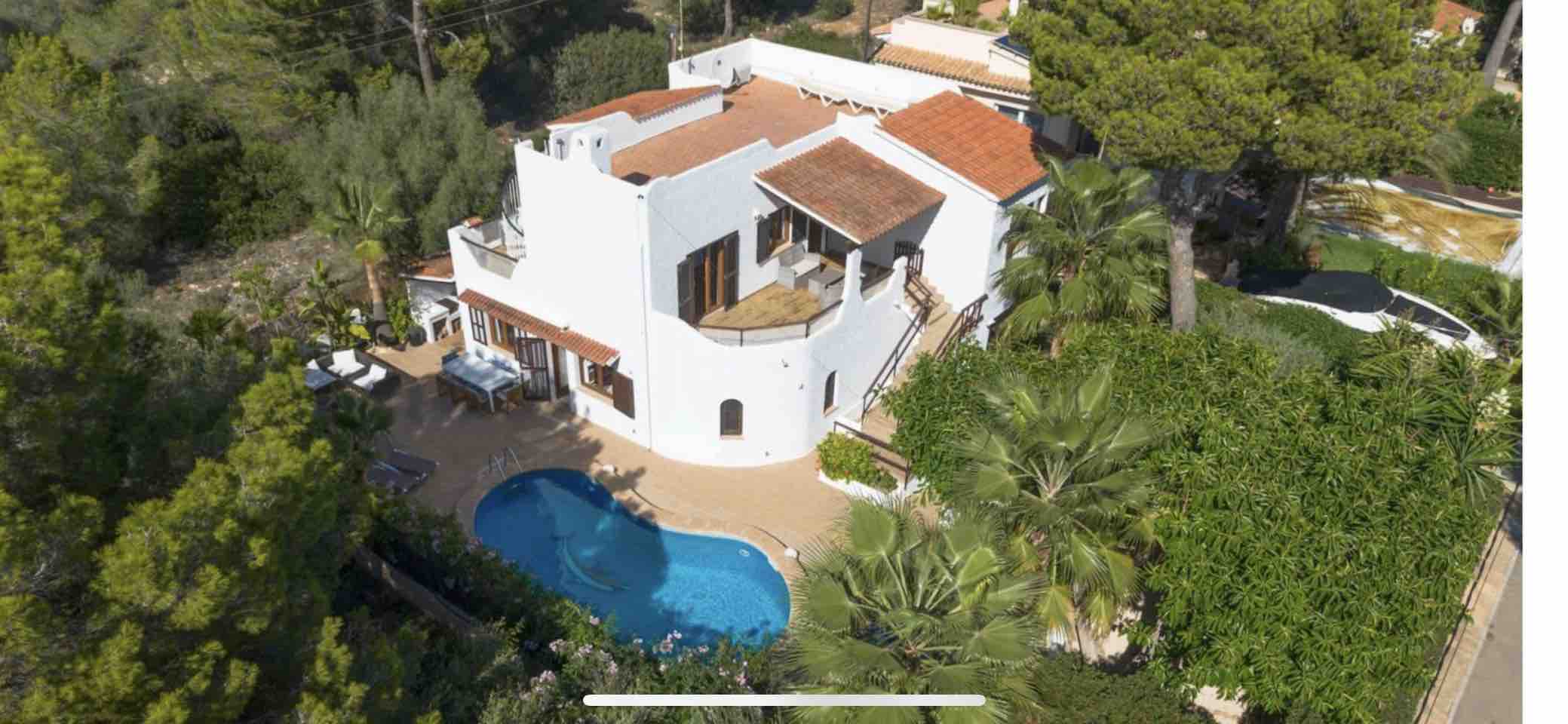 Family Beachhouse with heated POOL and SEA VIEW in Llucmajor, Mallorca