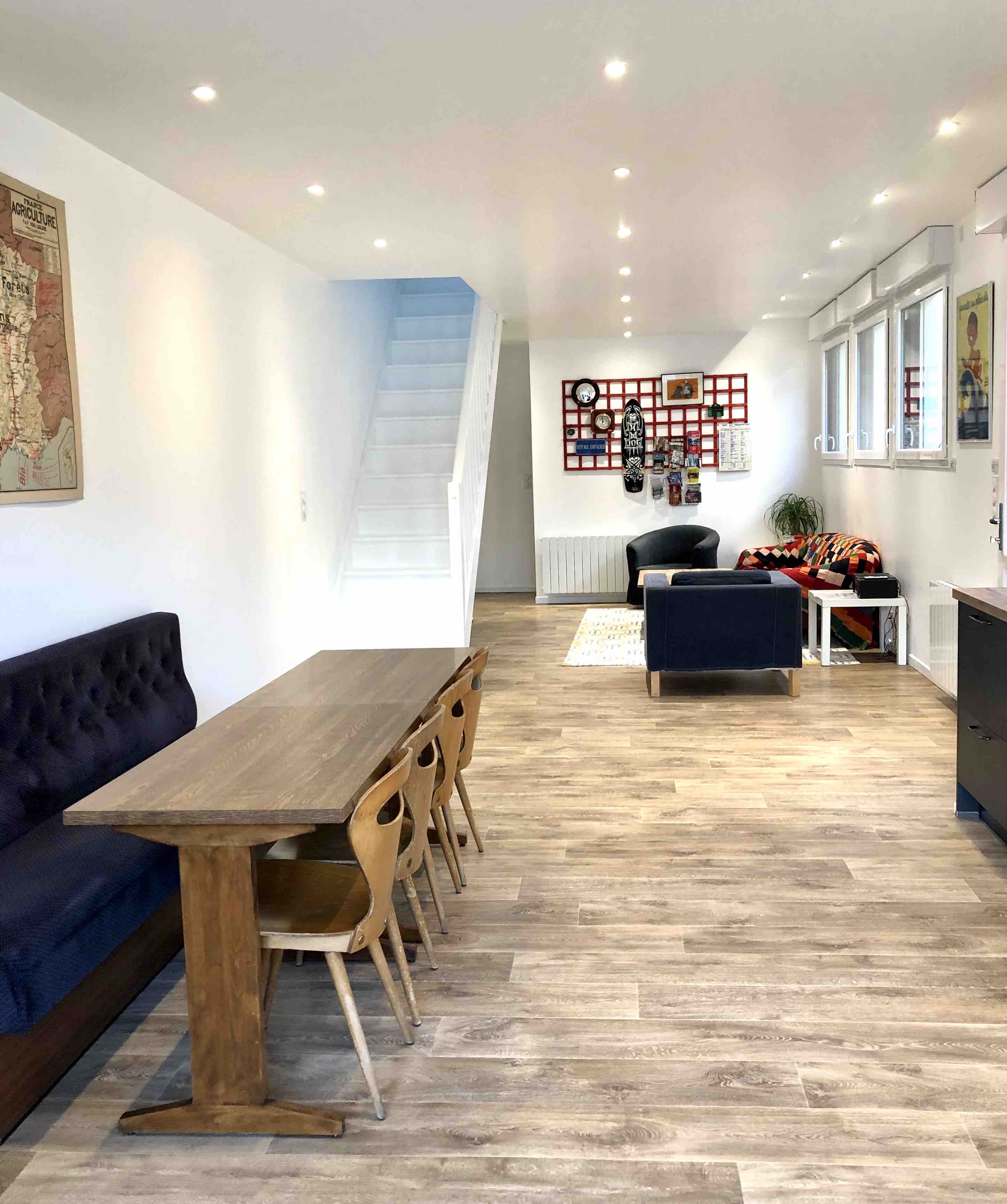 Loft duplex 300 meters from Rochebonne Beach