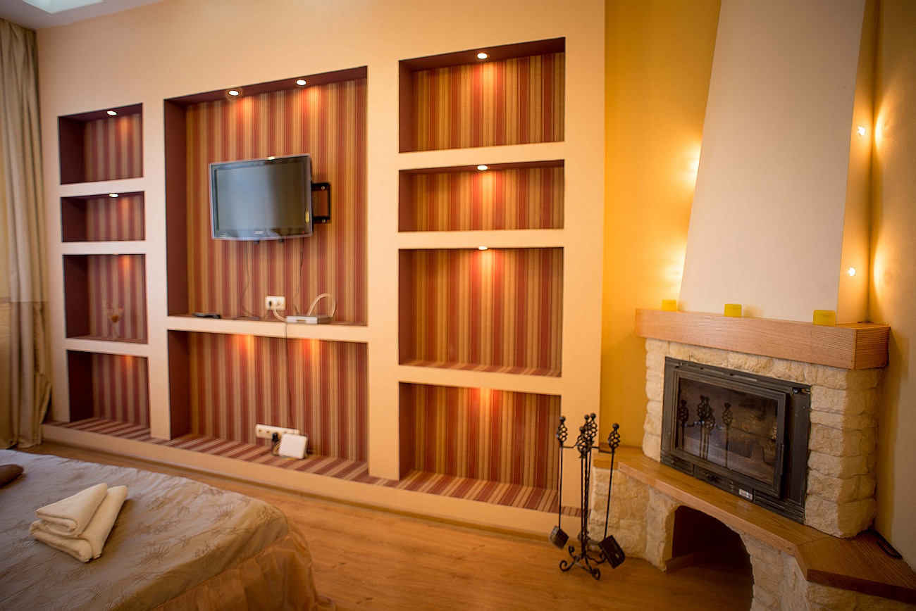 Apartment with a fire-place in Lviv