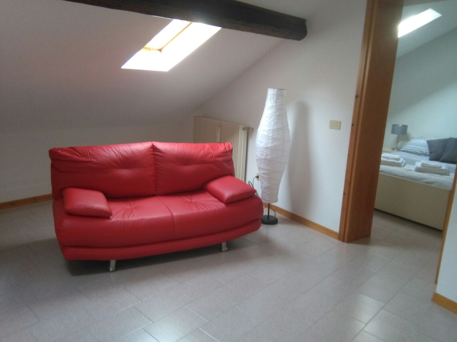 Attic three-room apartment in downtown Pordenone