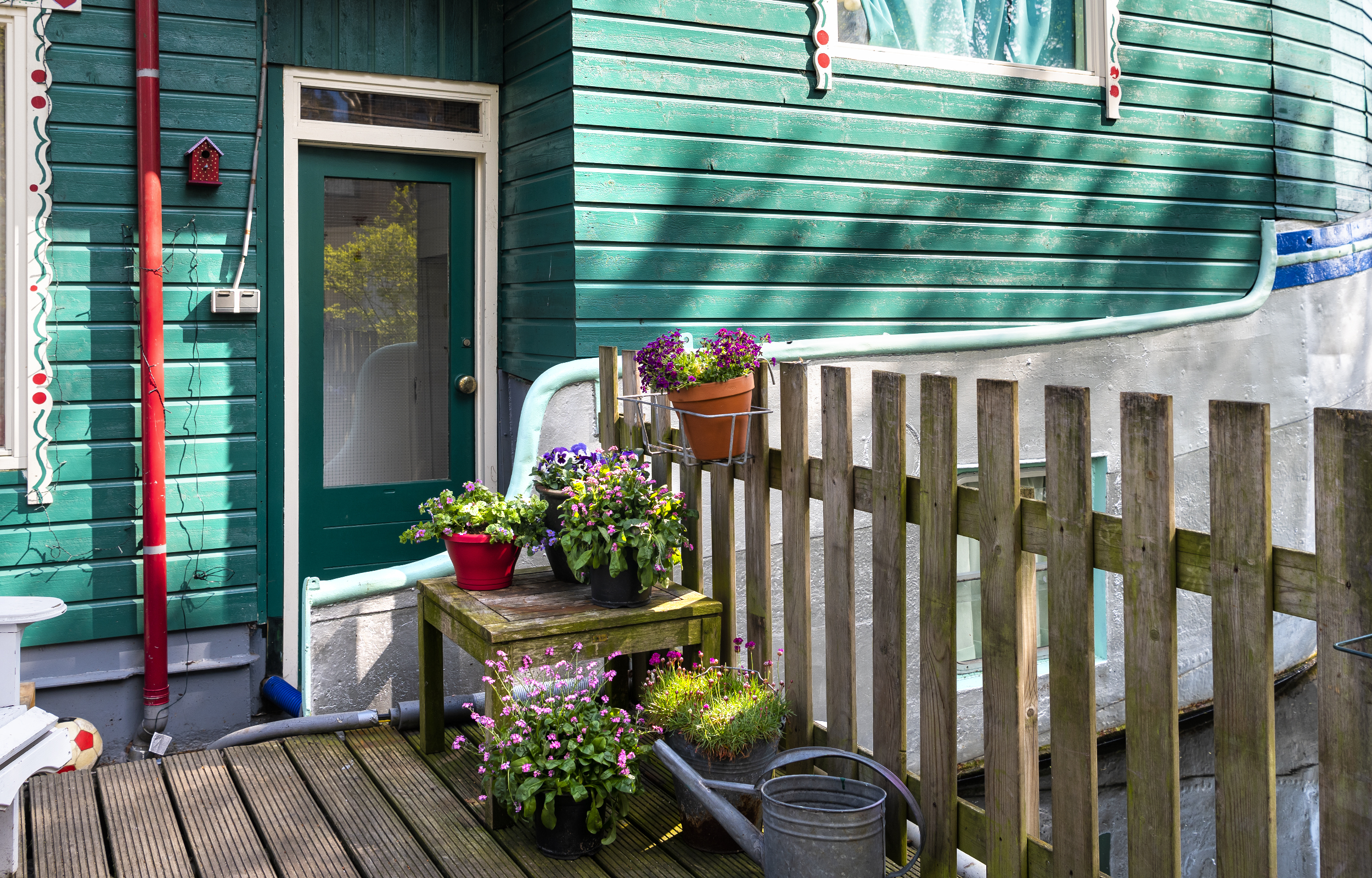 Family room for 3 persons on a houseboat — Amsterdam stay