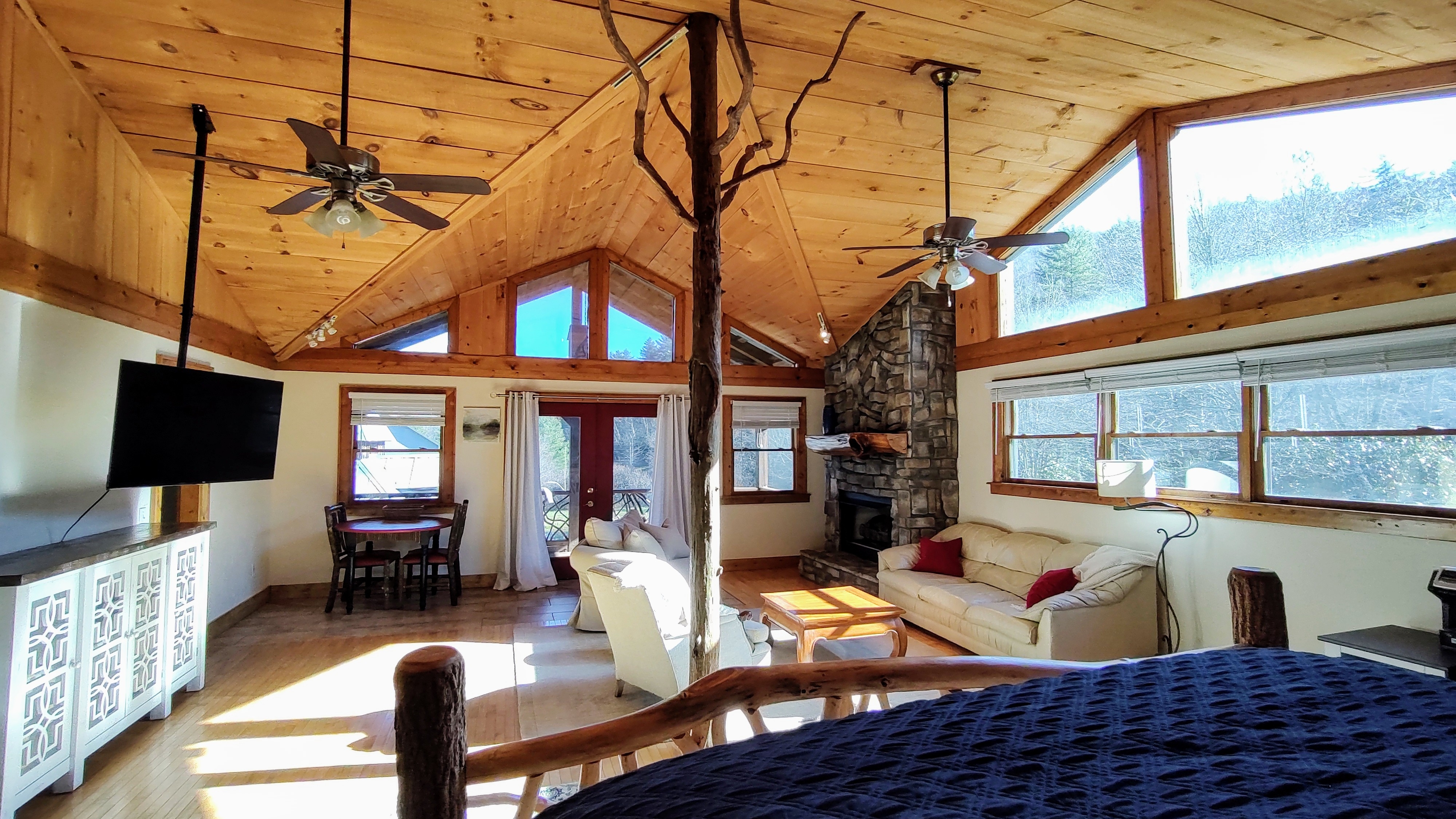 Charming cottage, pond, fireplace, Cashiers/Highla