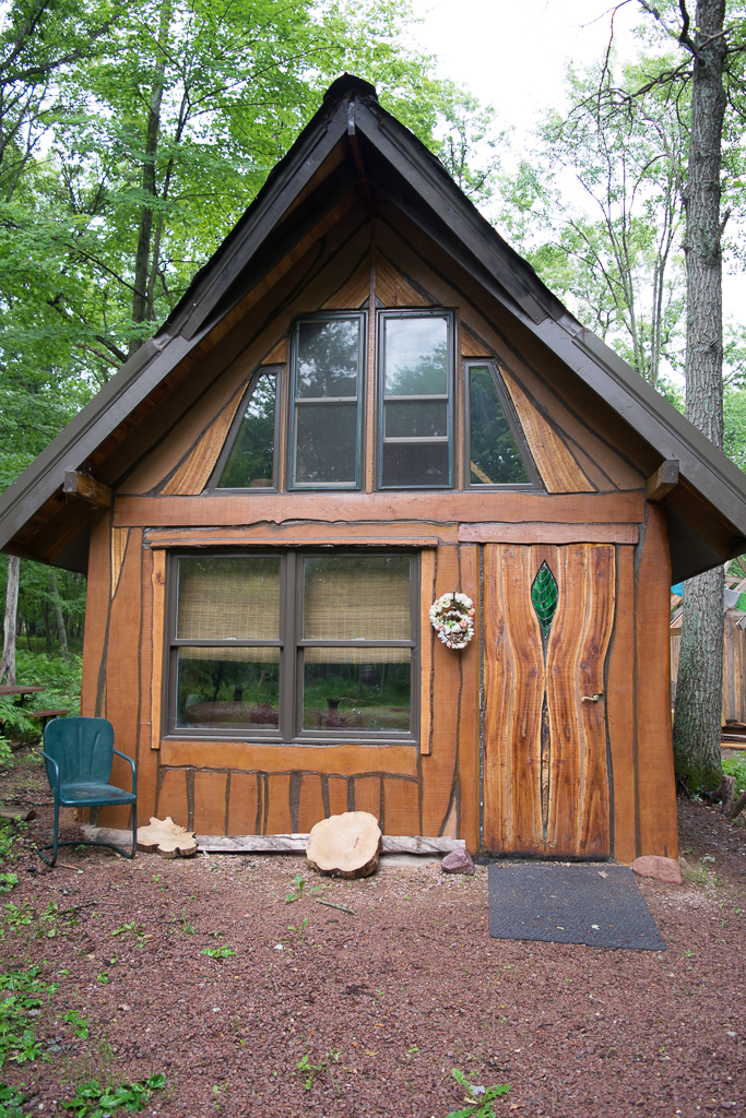 Fisher Cat Creek Forest Retreat Cabins for Rent in Osseo, Wisconsin