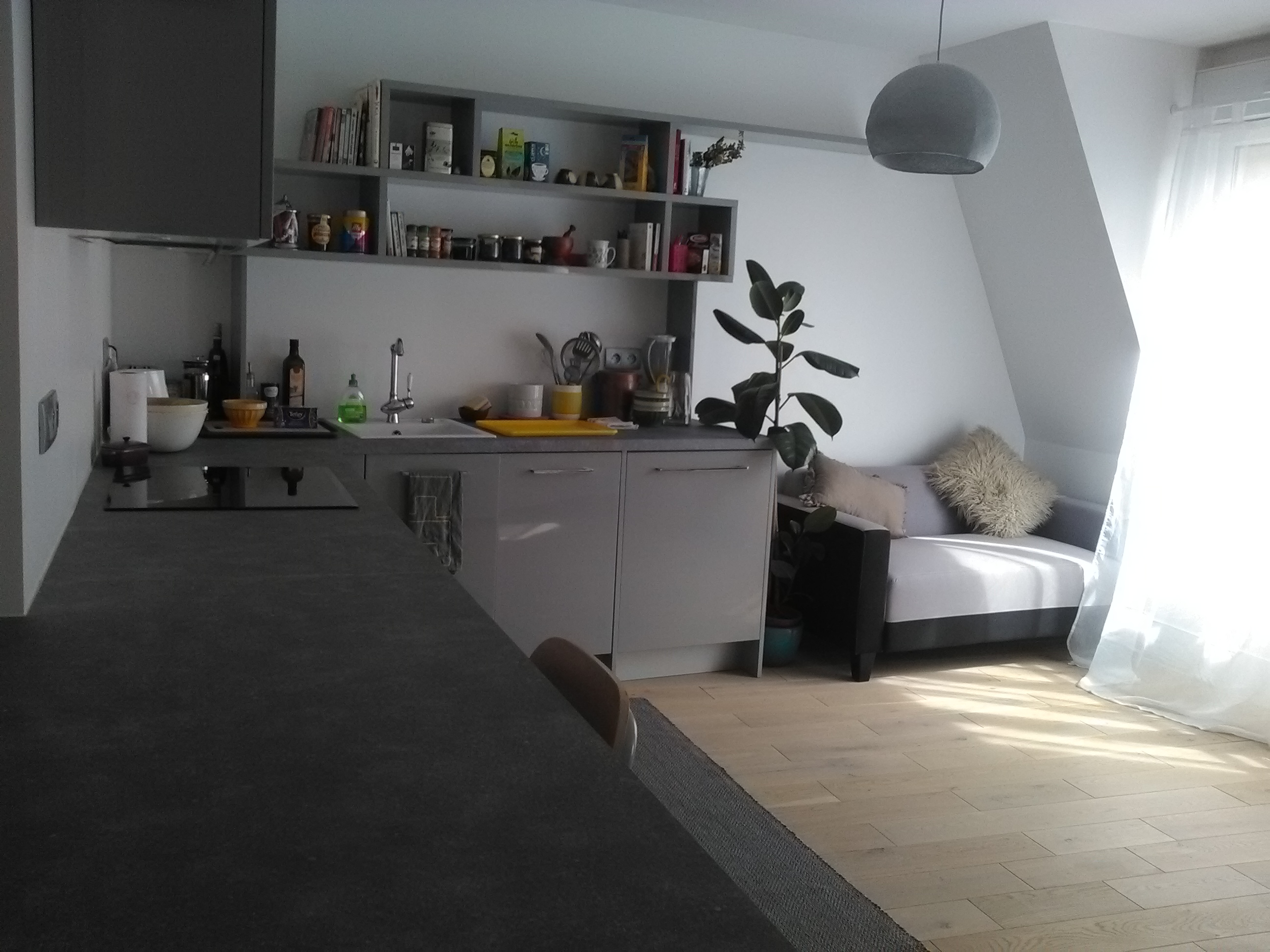 Large sunny alcove studio on the outskirts of Paris
