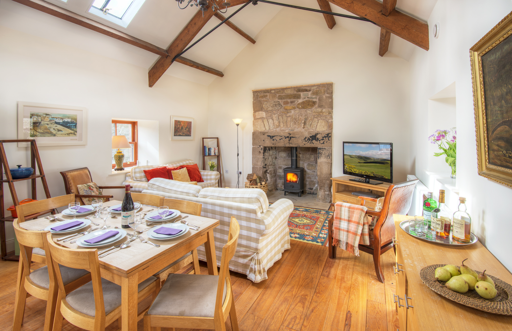 West Lodge Contemporary country Bungalows for Rent in Duns