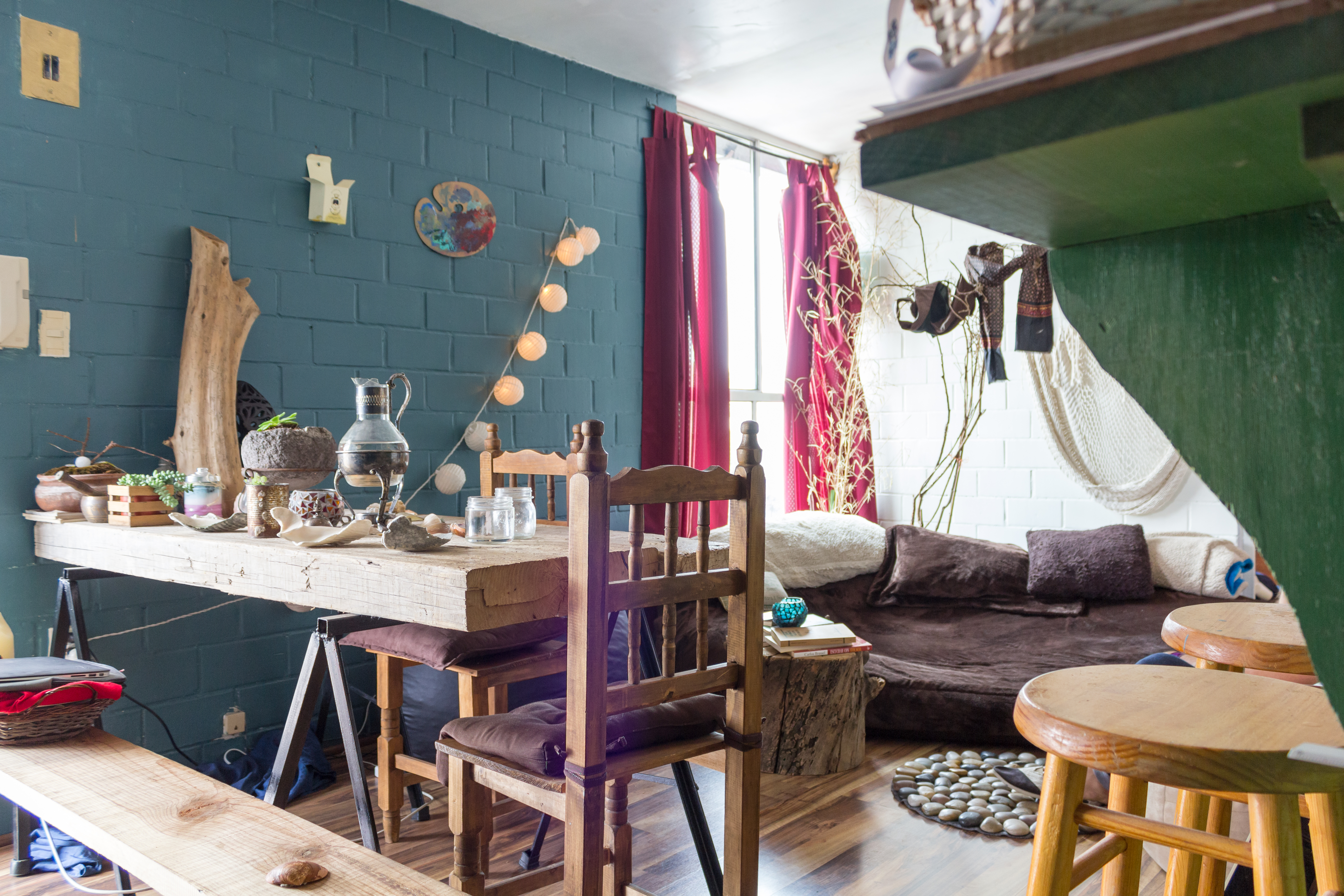 Jack Kerouac's Cozy Den in Roma Norte in Cuauhtémoc, Mexico City