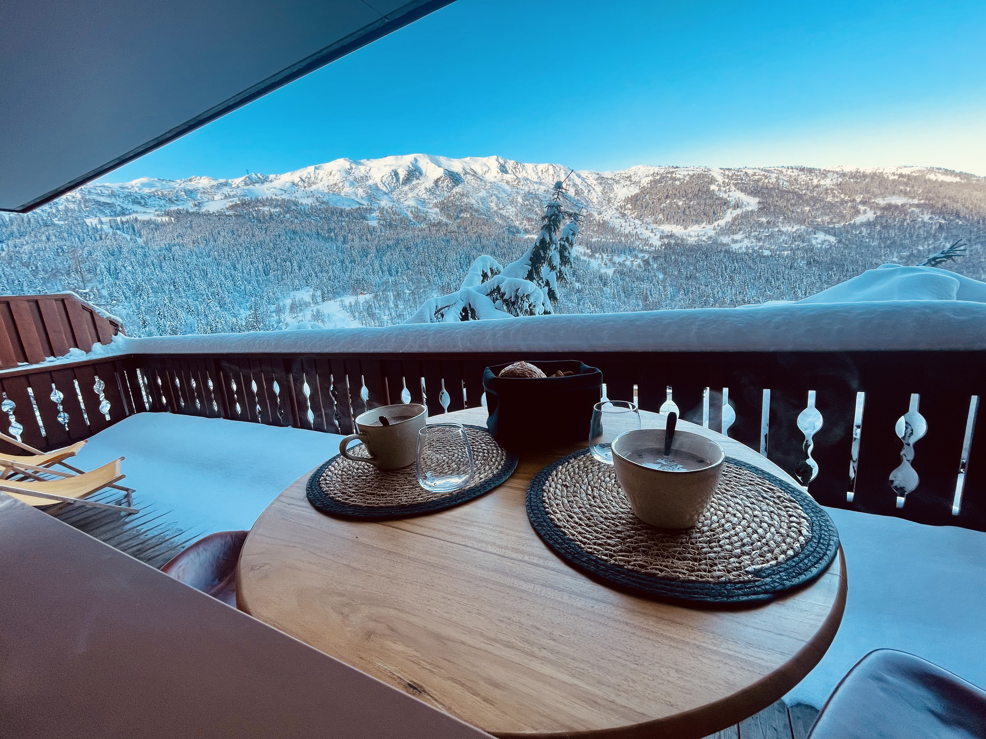 Stunning duplex in Meribel in wooden chalet 70m2