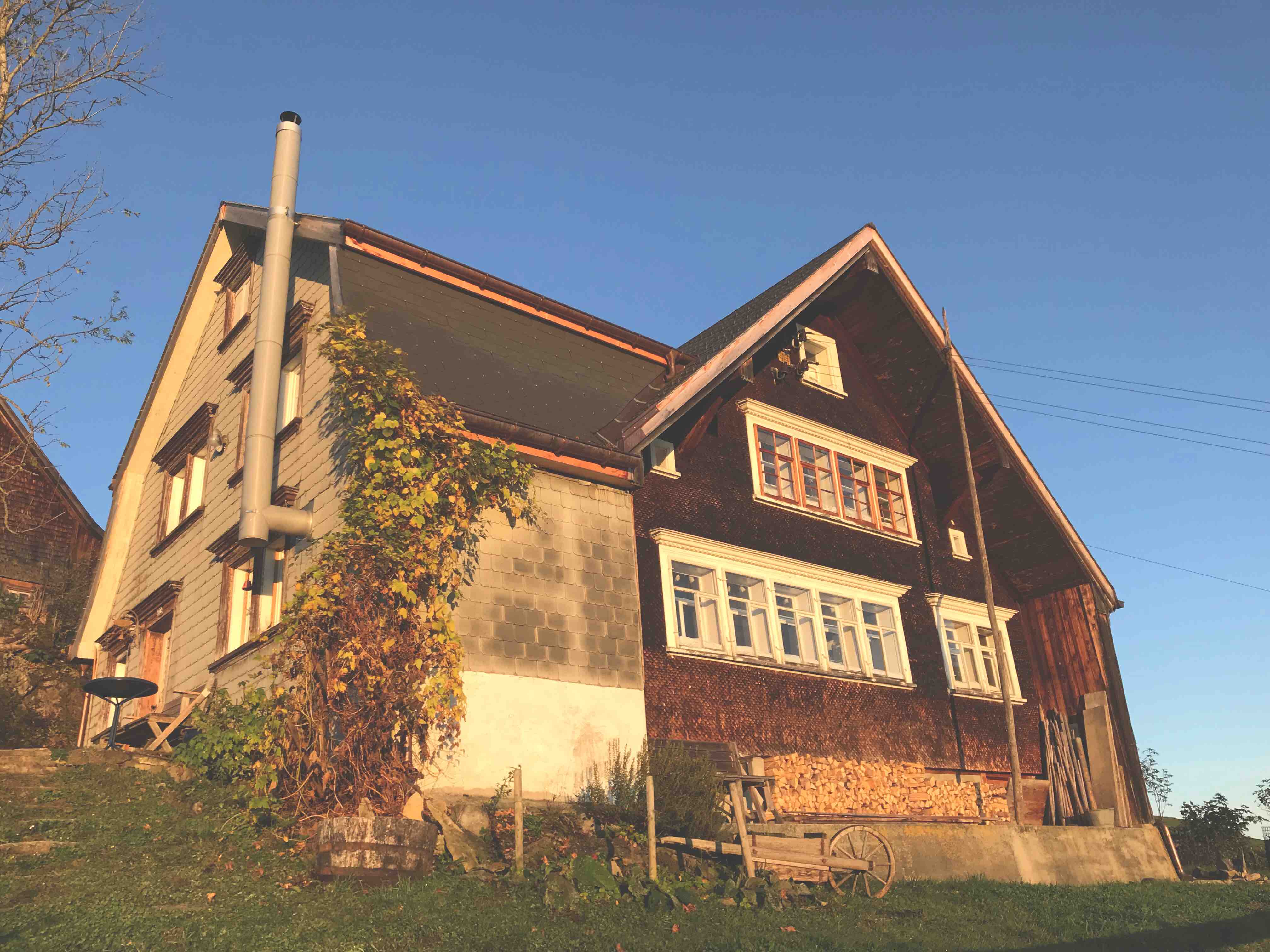 Idyllisches Appenzeller Ferienhaus mit Garten Häuser zur Miete in