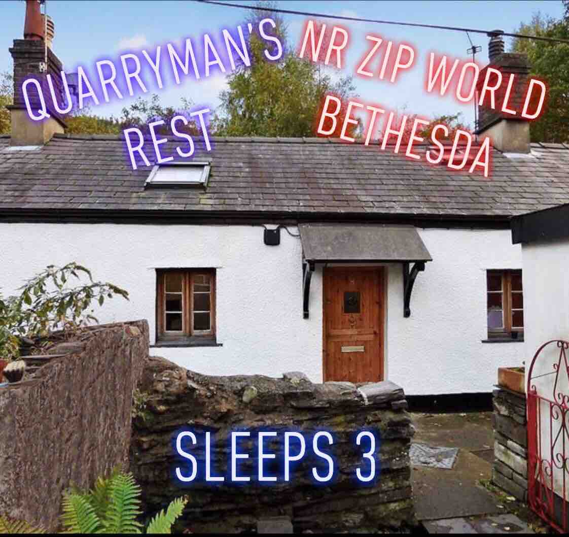Quarryman’s Rest Nr Zip World Cottages for Rent in Bethesda, Wales