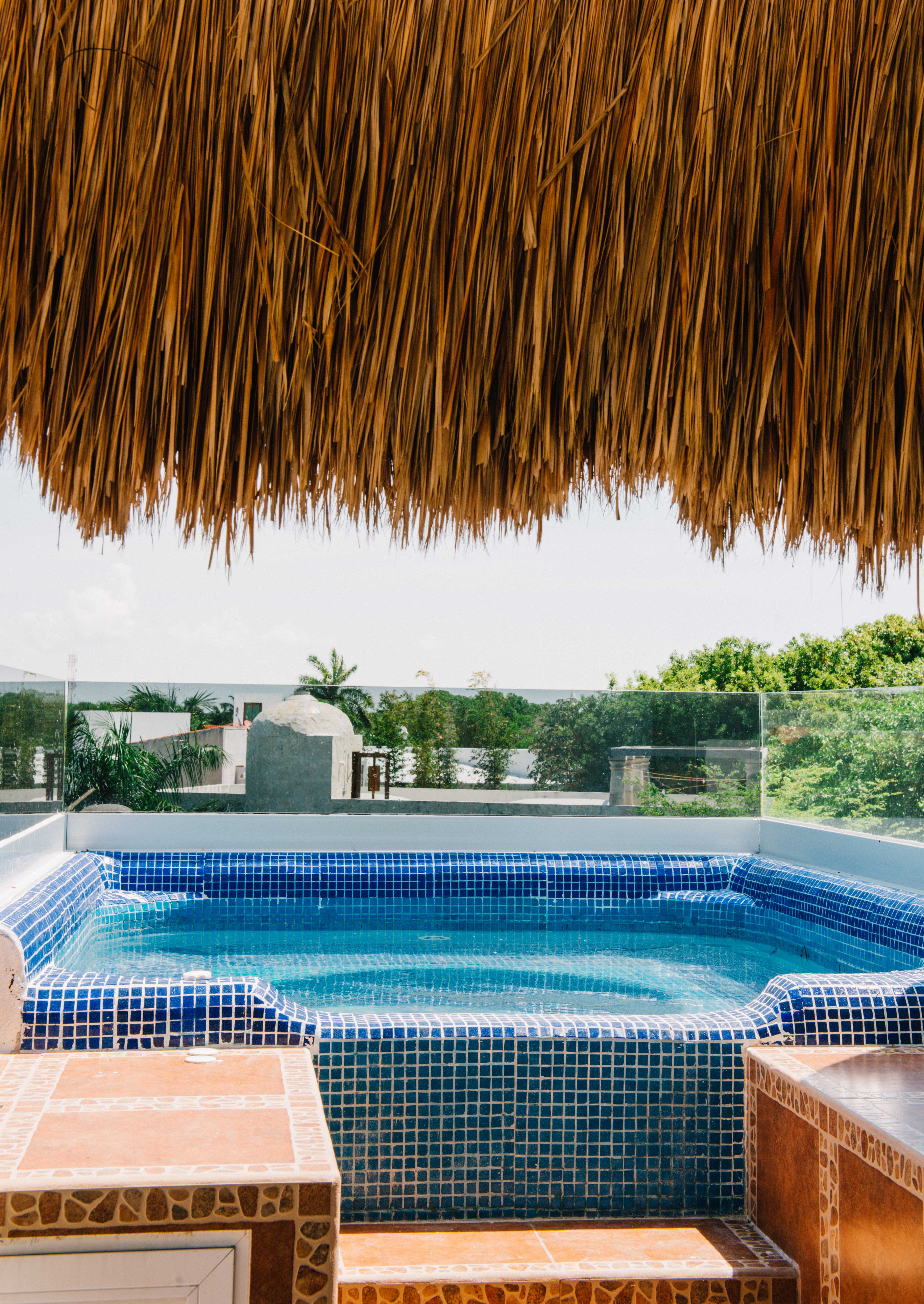 thatch umbrella walmart on 5 Rooms 3 Pools Antigen In Villa Testing Villas For Rent In Playa Del Carmen Quintana Roo Mexico