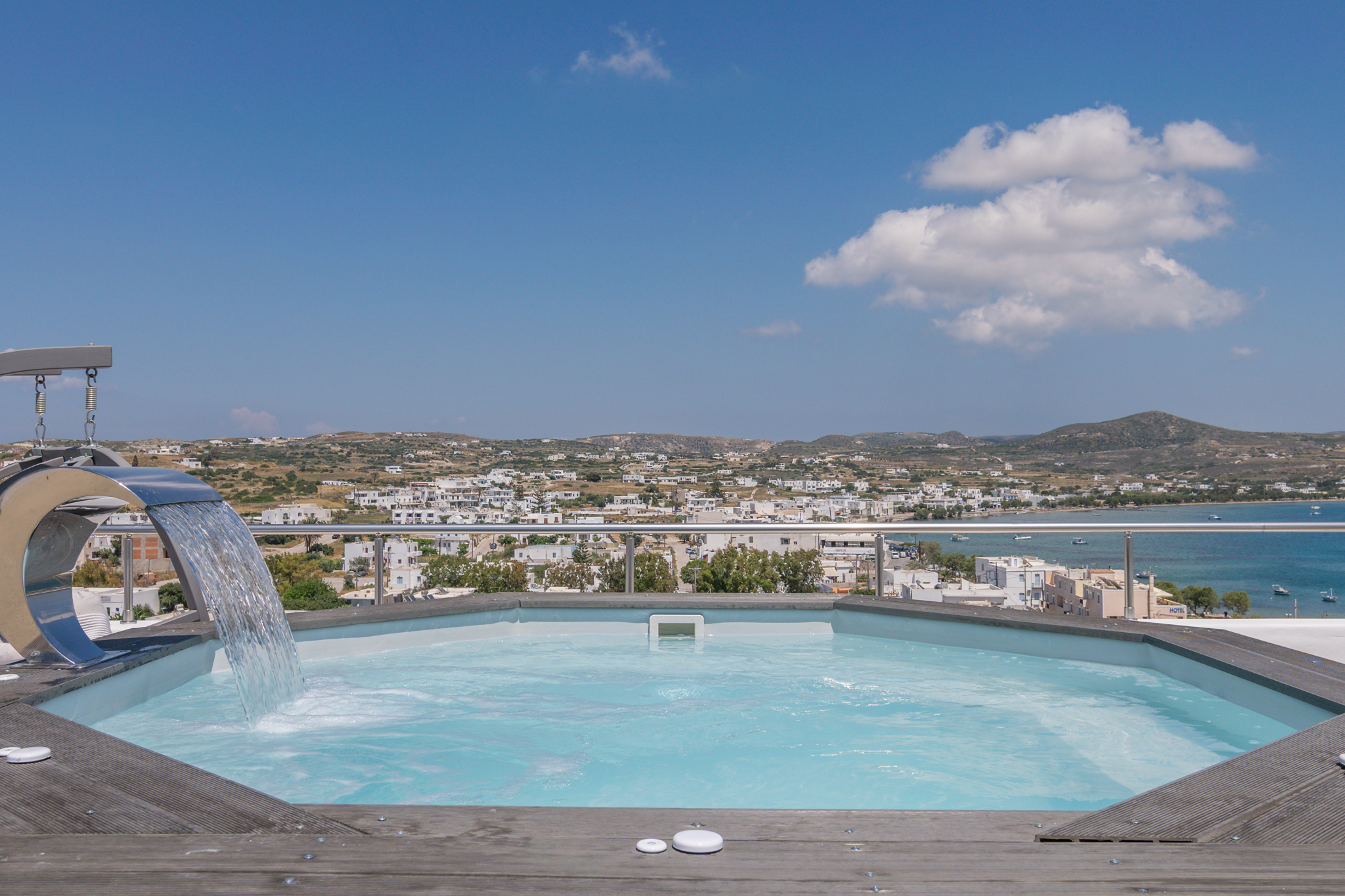 Uncle's House Roof Pool Sea View Adamas