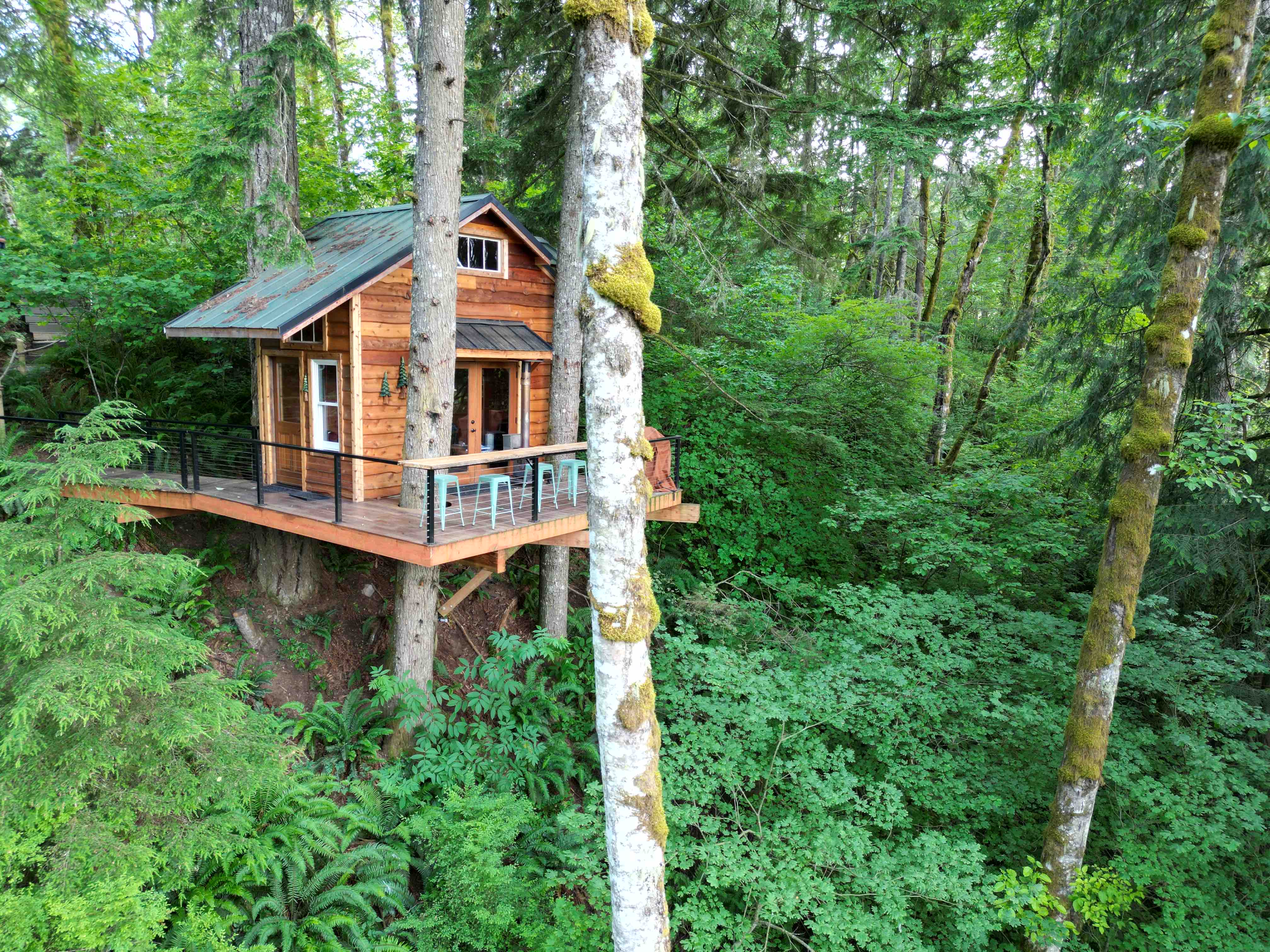 Treehouse Glamping Adventure in Sandy, Oregon Treehouses for Rent in Sandy, Oregon, United