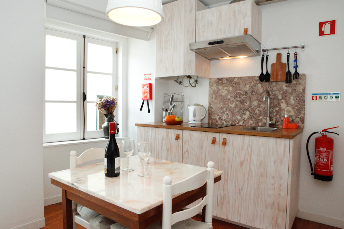 Small white studio