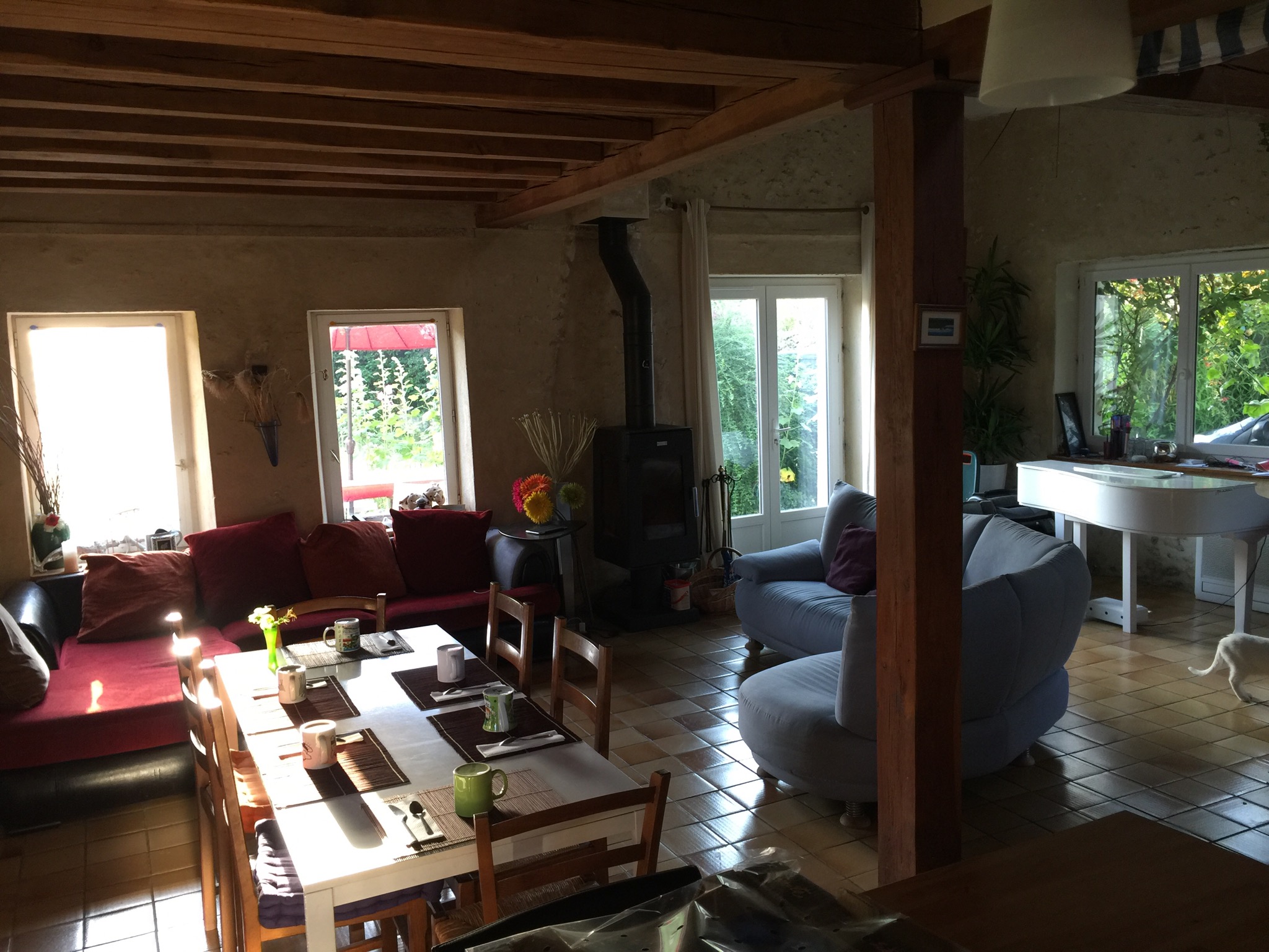 Chambre cosy sous pente dans une ancienne ferme - Casas en renta Chambre cosy sous pente dans une ancienne ferme - Casas en renta