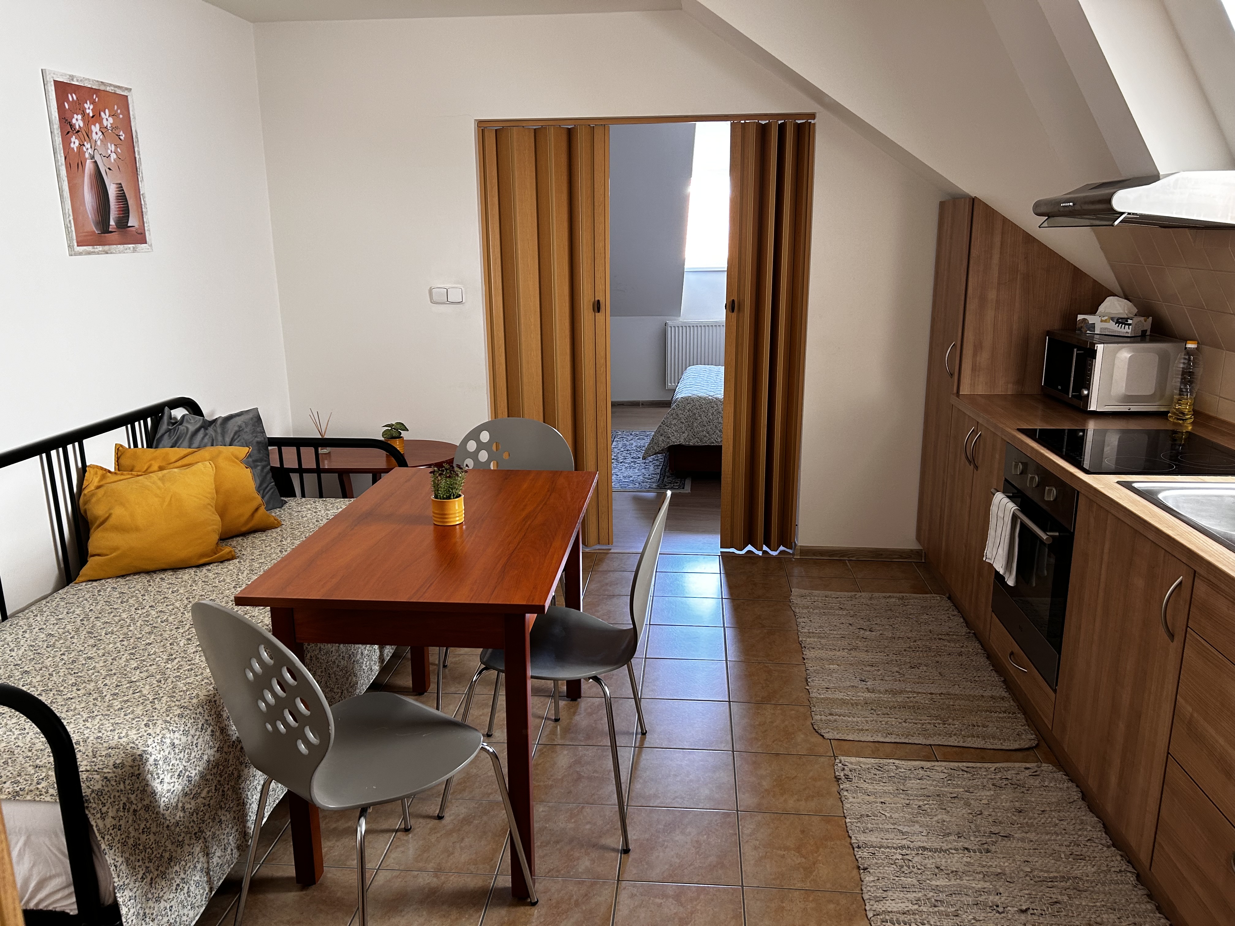 Apartment #9 with self-service check-in process