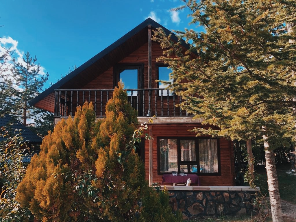 Şömineli yeşilin ortasında dağ evi Çamlıdere şehrinde Kiralık Dağ