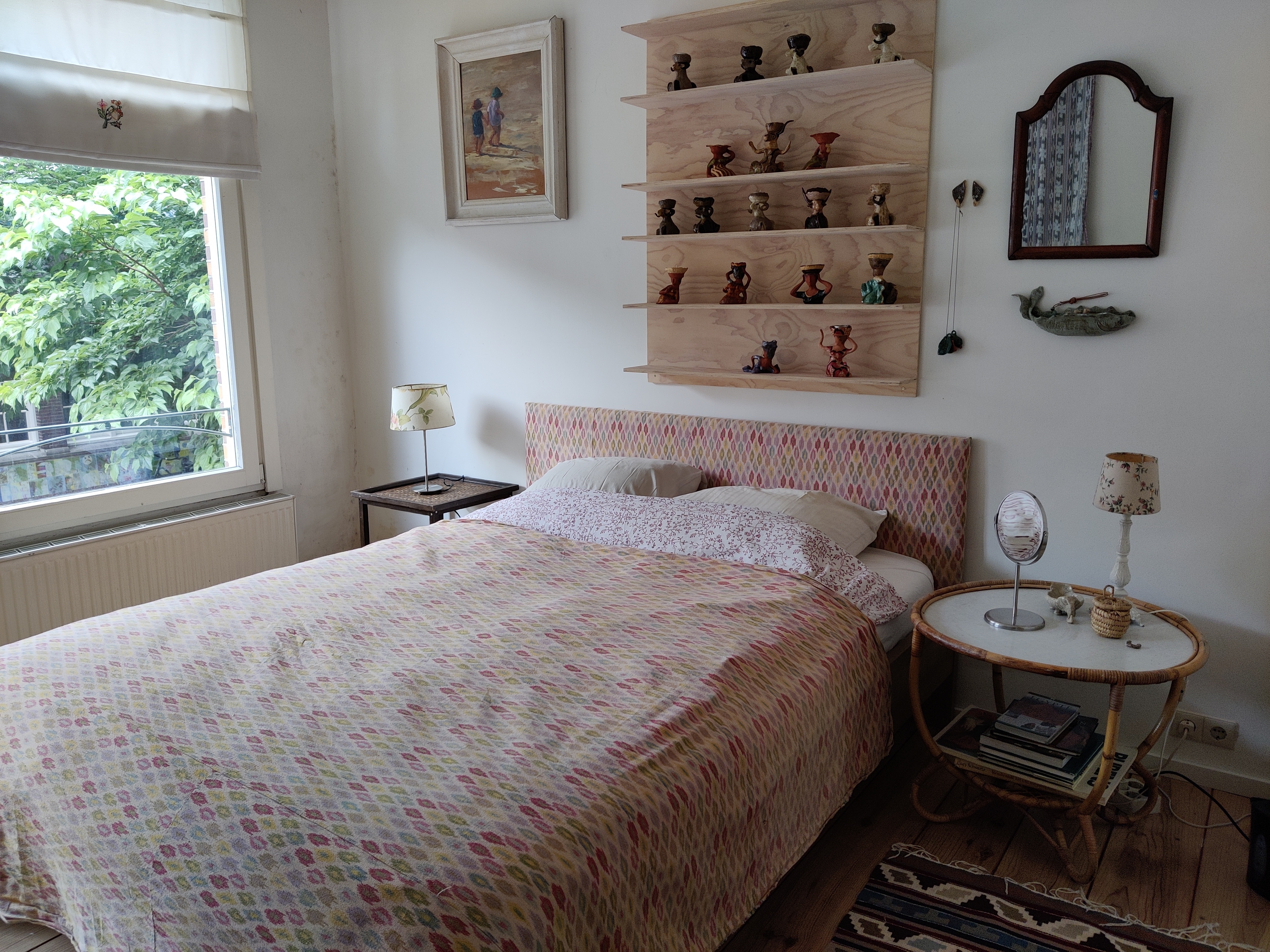 Bedroom, French balcony, cul the sac 5 min.to city โ Amsterdam stay