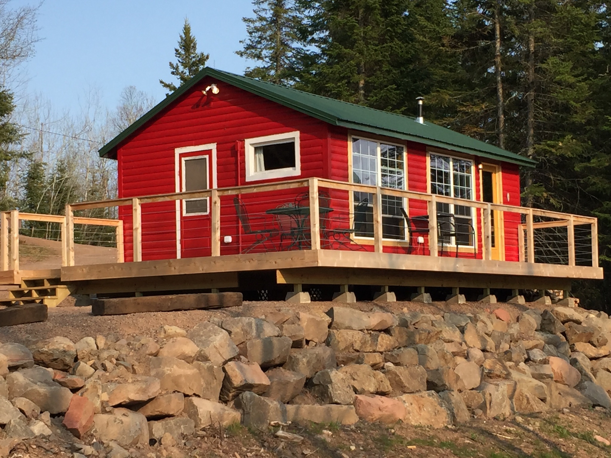 Cabin Brooke on the Baptism River Cabins for Rent in Silver Bay