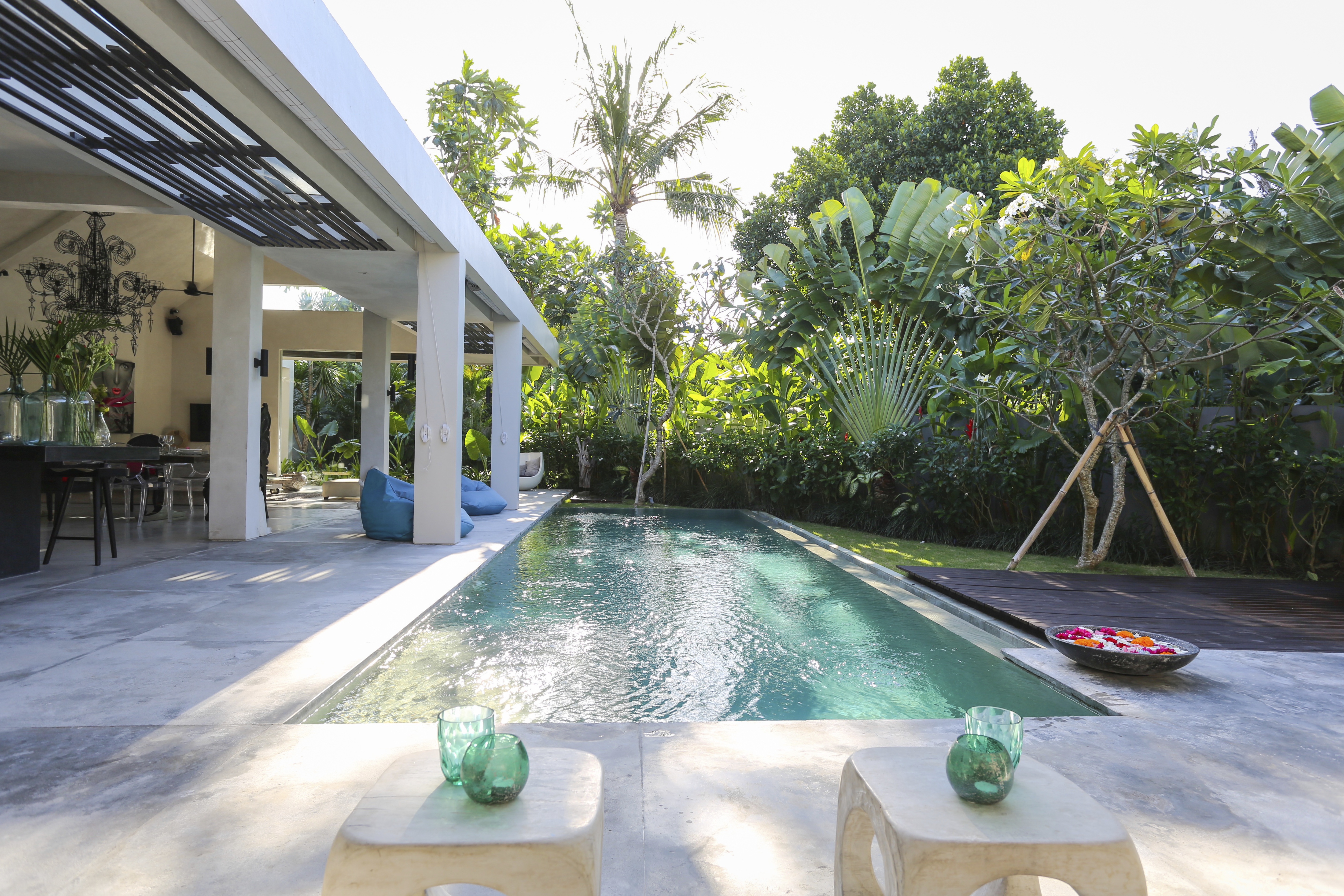View Fully-Equipped Modern Villa In Umalas Background