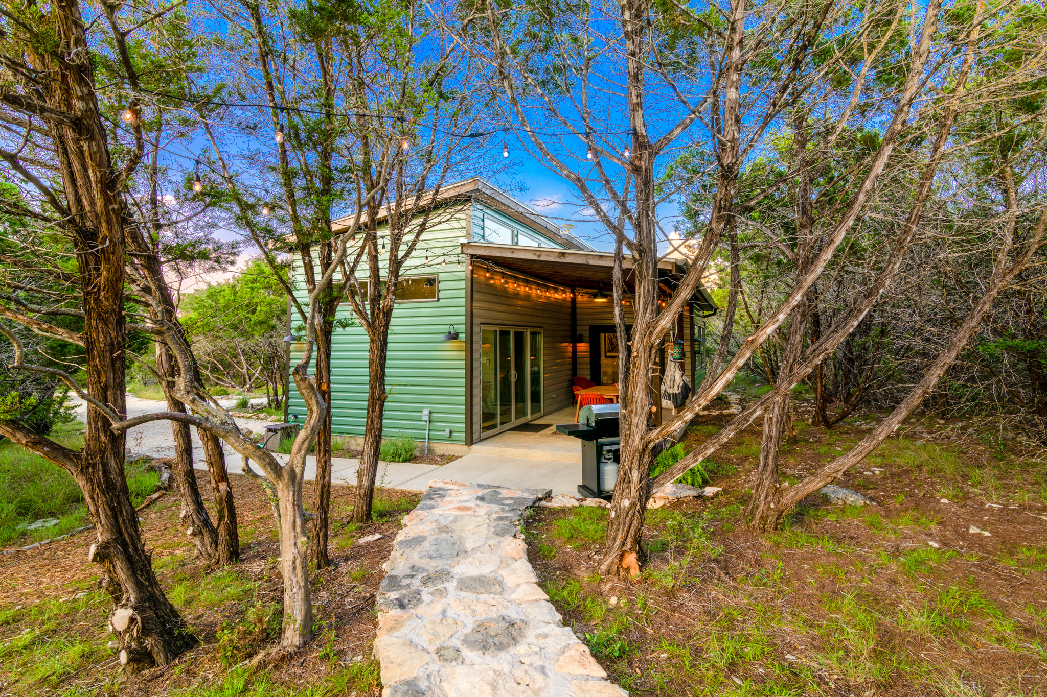 "Little Green" Cabin on 28 Acres near Wimberley Cottages for Rent in Wimberley, Texas, United