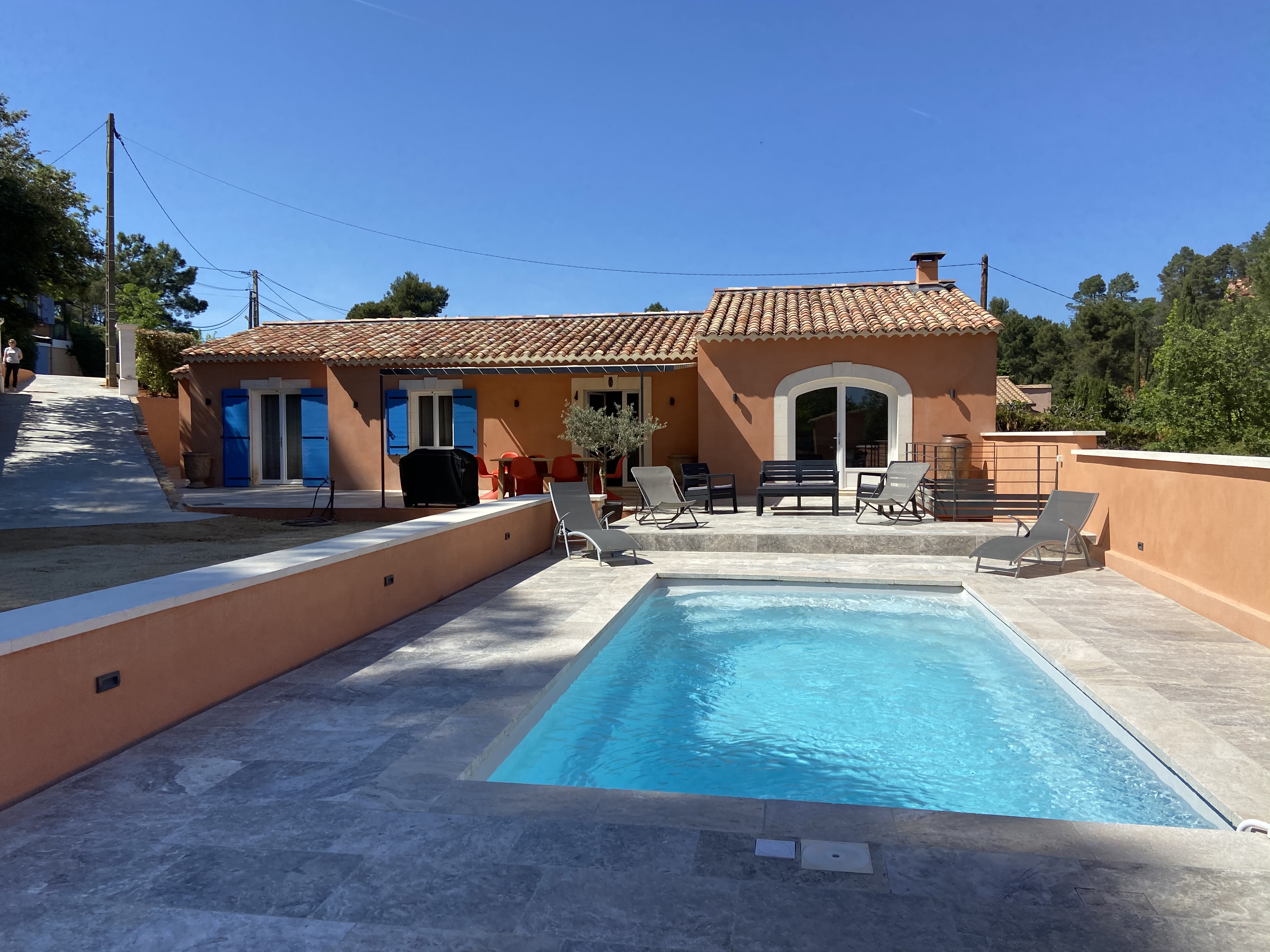 Air-conditioned house - 6 pers - 3 bedrooms, pool