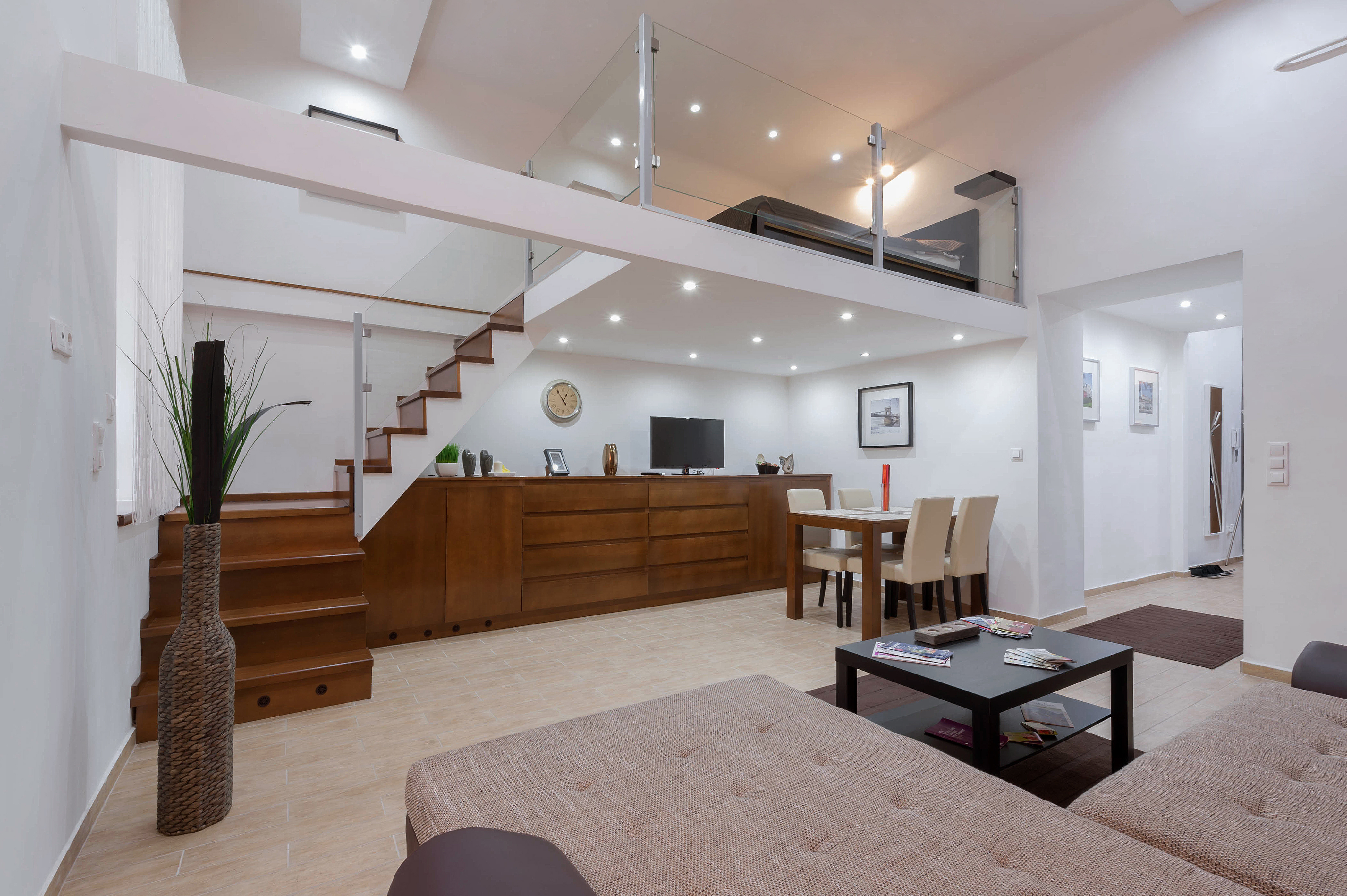 Luxury Brown & White Apartment