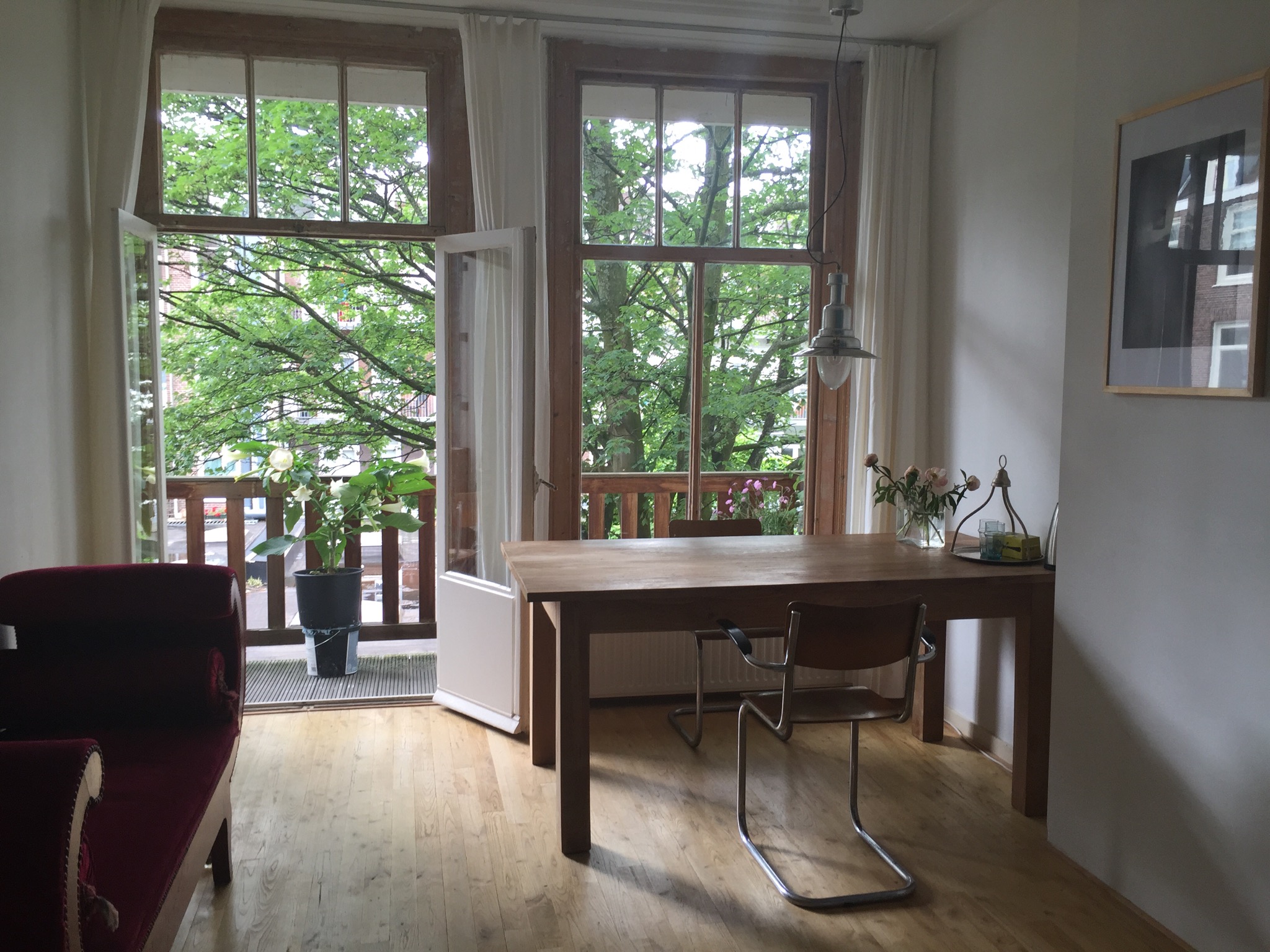 Beautiful room with balcony โ Amsterdam stay