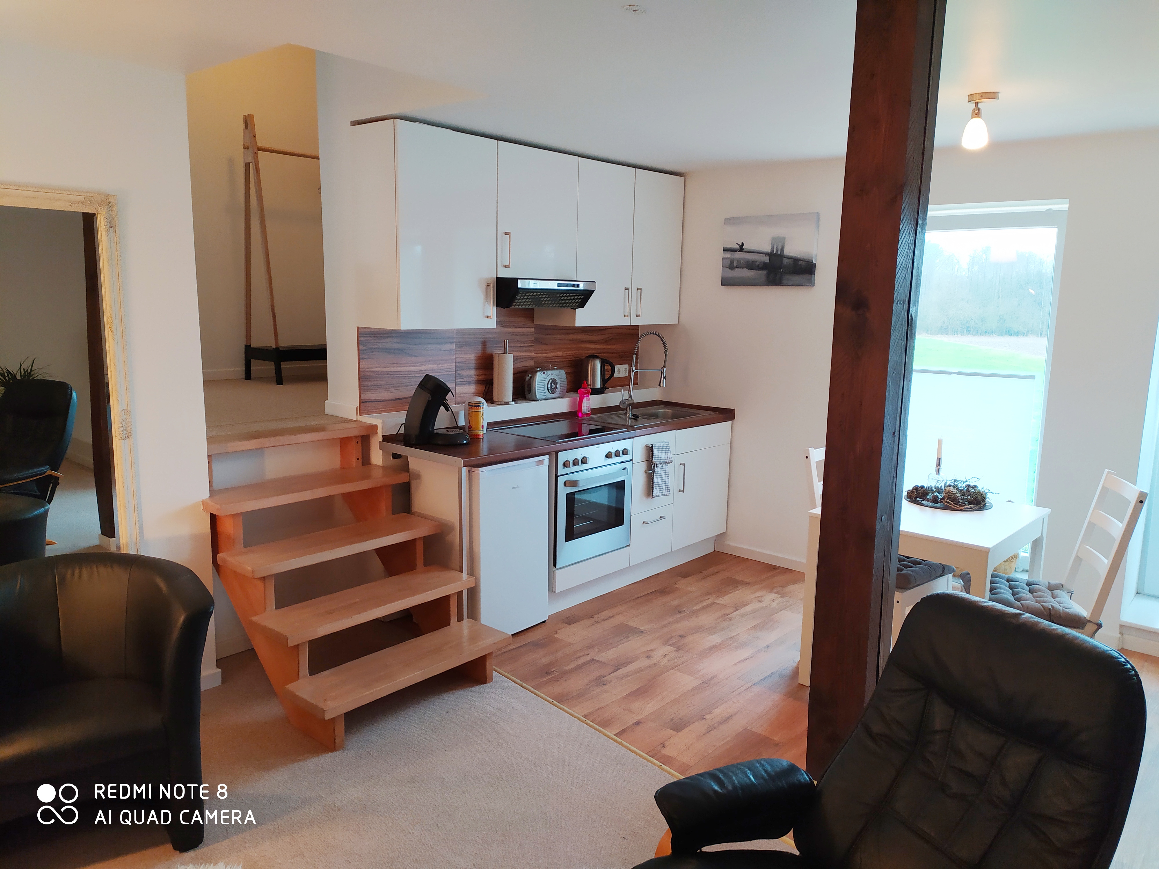 Bright, friendly studio apartment for 2 guests