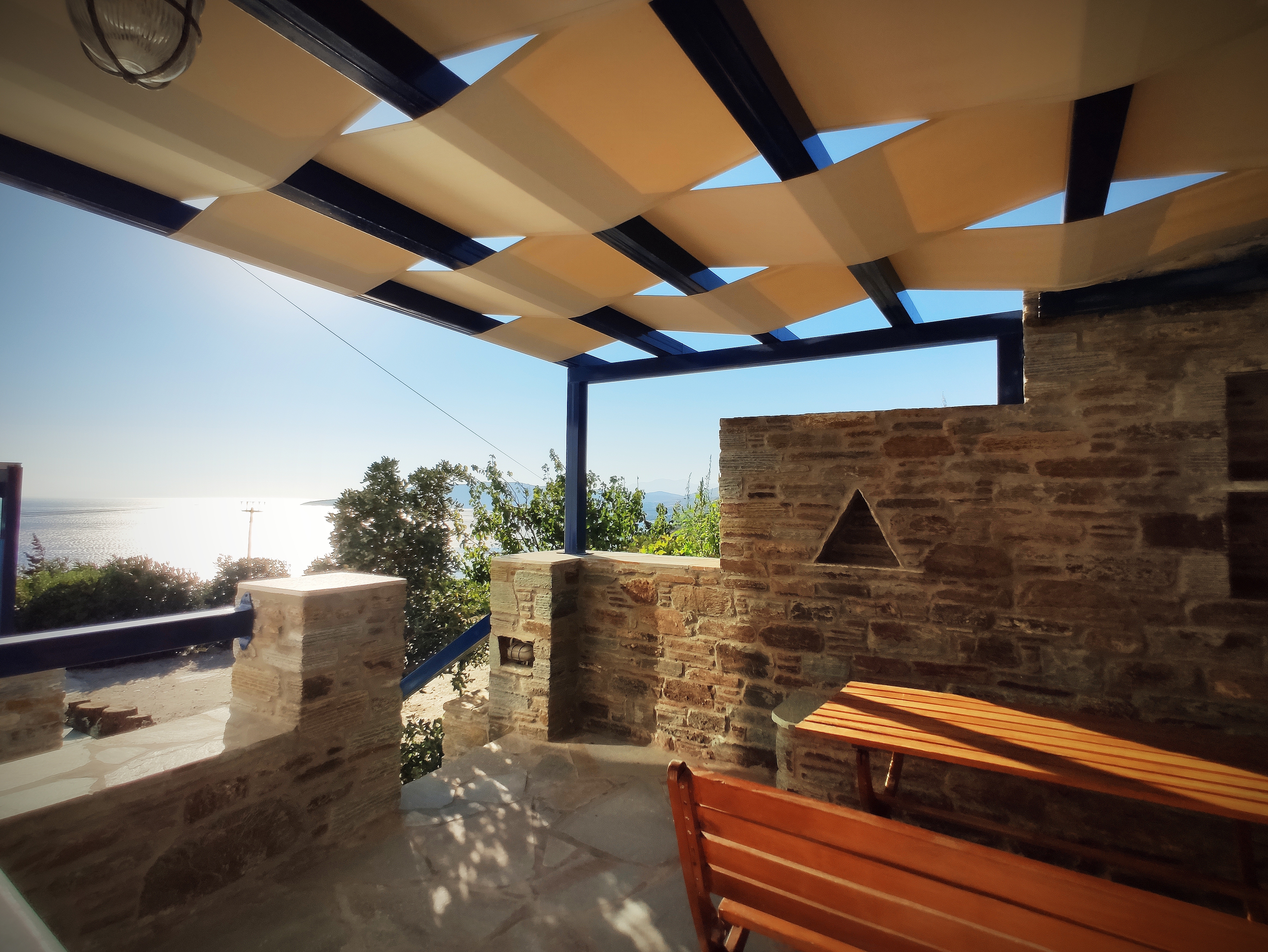 #House at batsi with awesome sea view