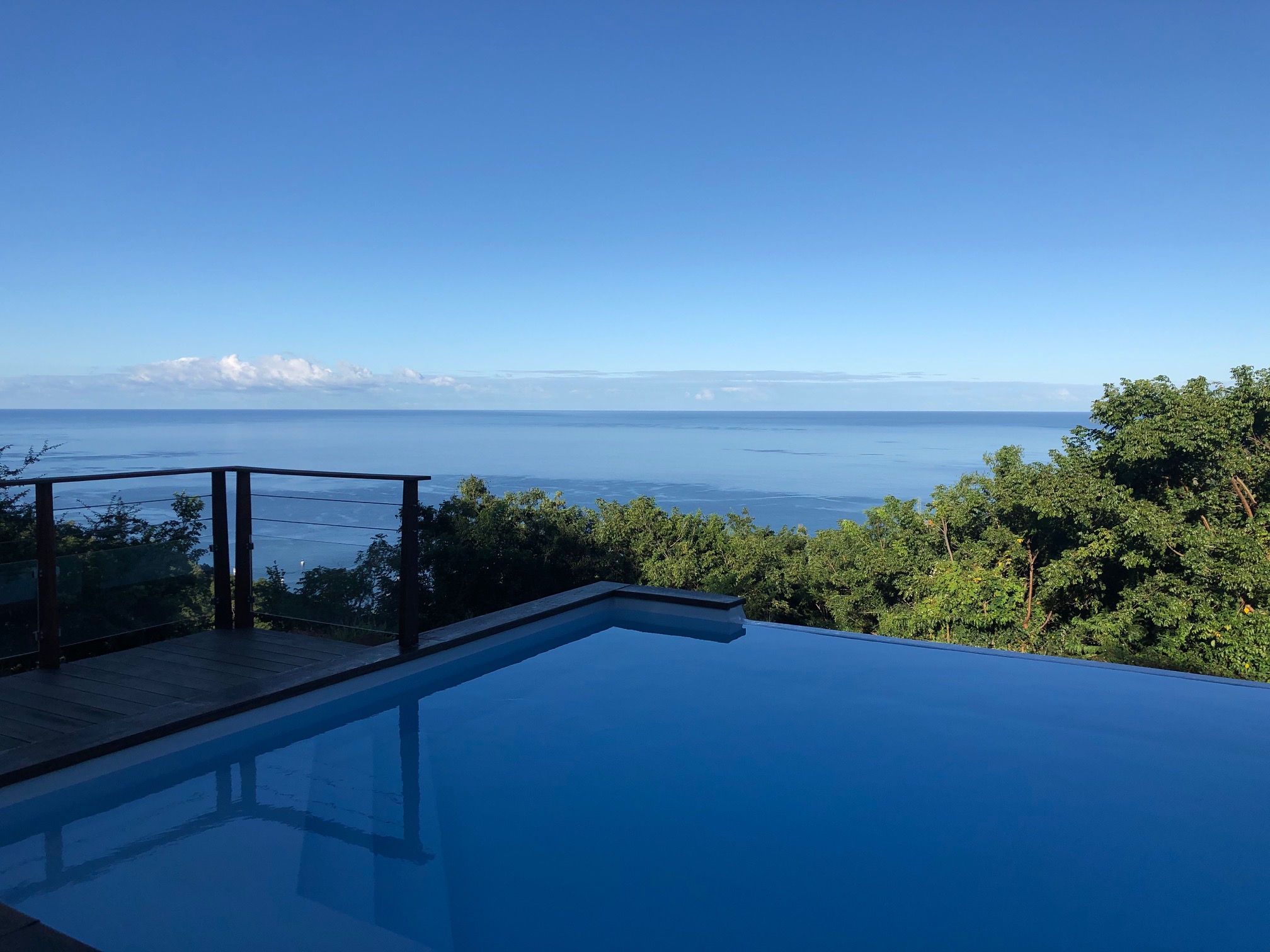 Villa  TiFeuilles sea view above Bouillante