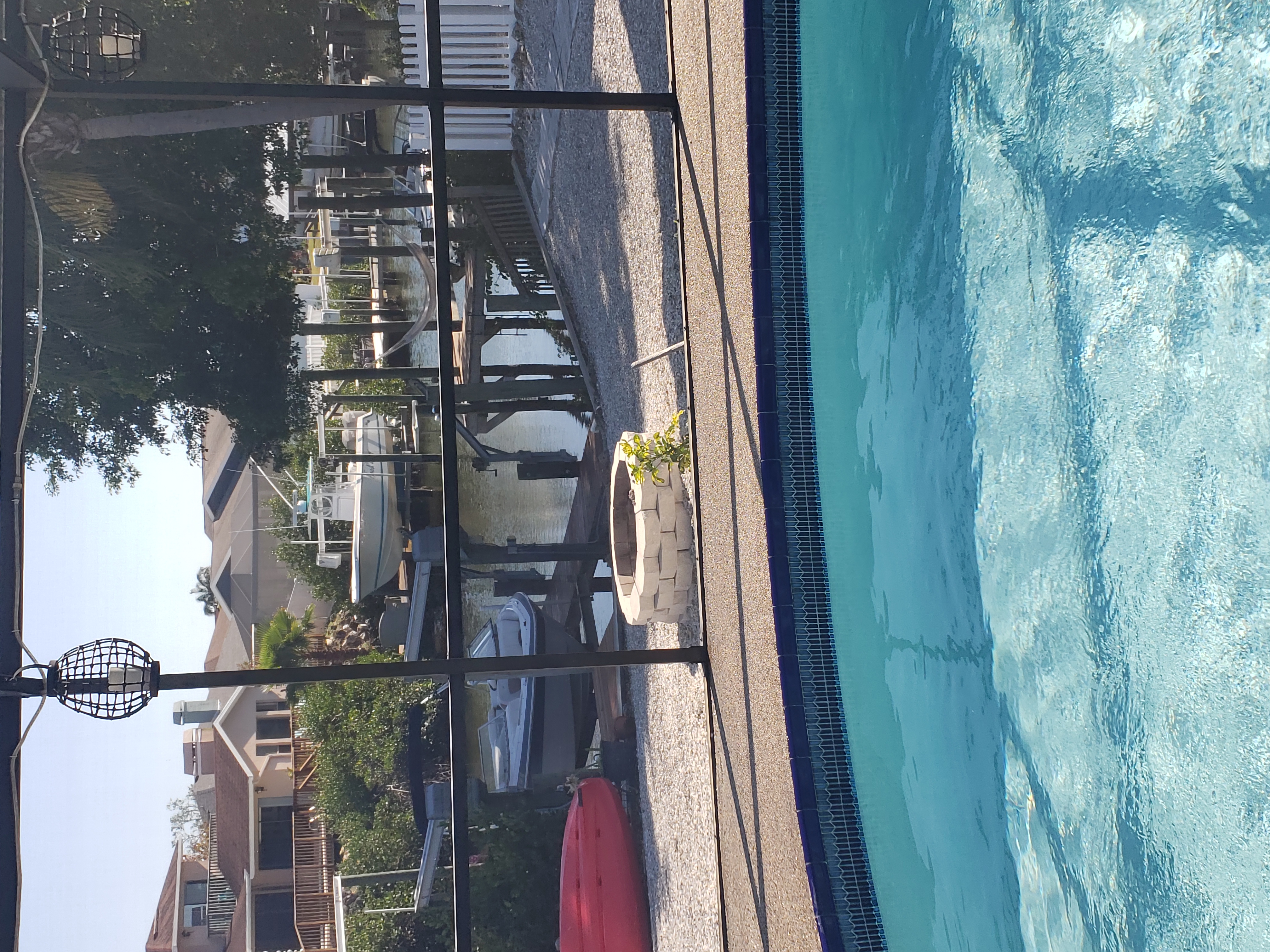 The Dolphin House private heated pool kayaks