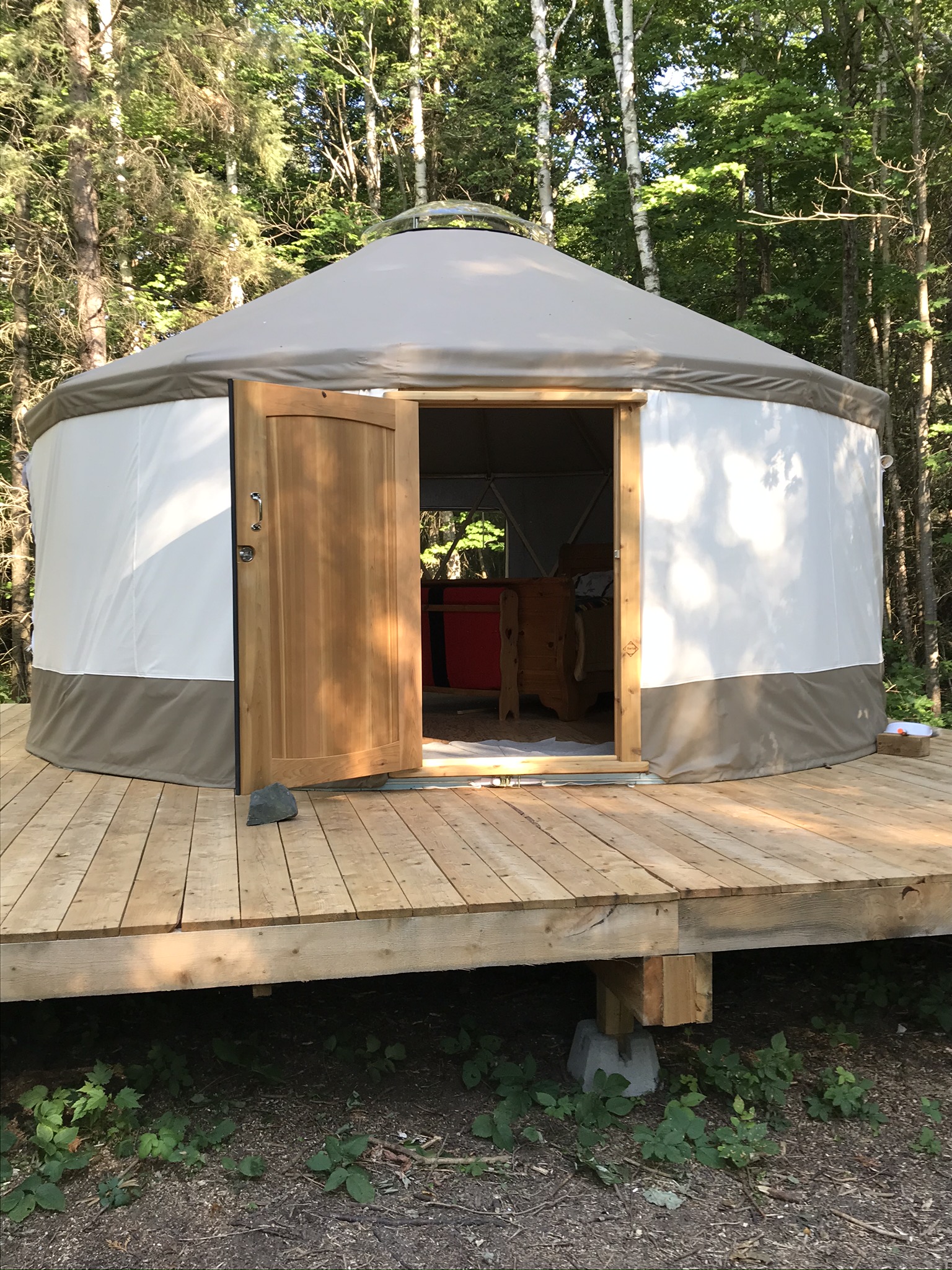 lake catherine yurt