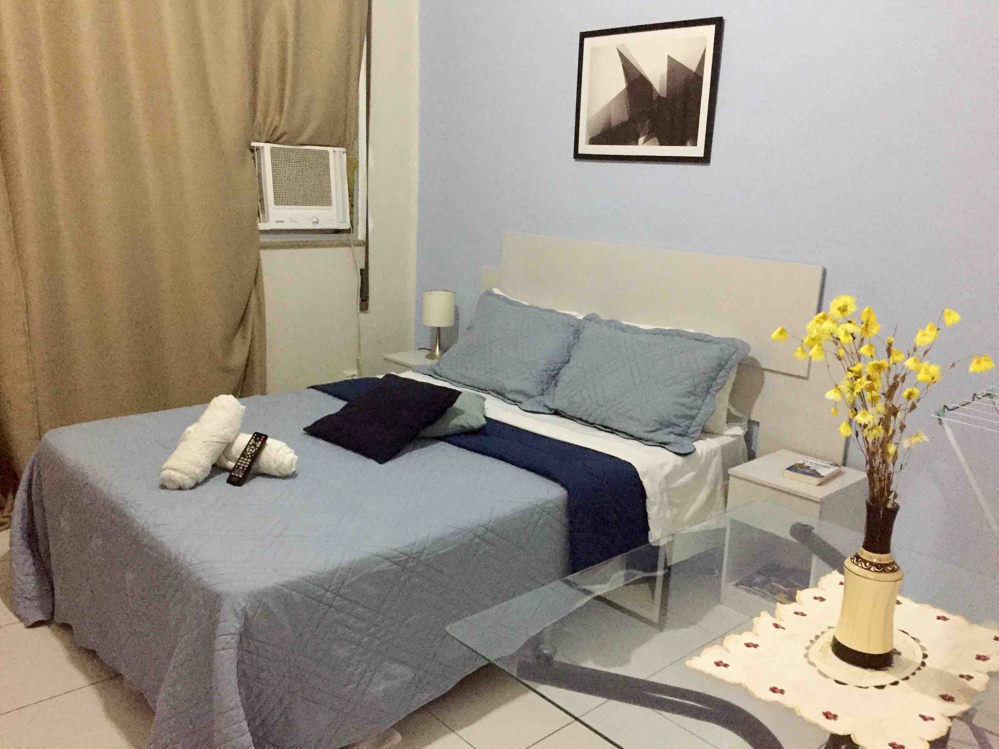 *PefectQuarto(Frigobar) 1minPraia Copacabana,5 Ipa