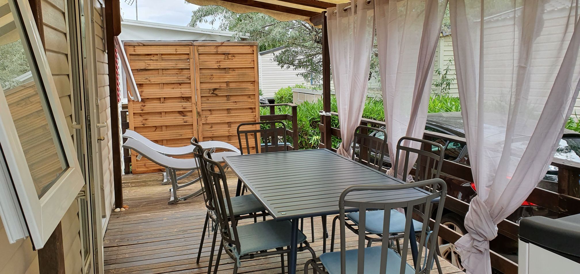 Rental mobile home 6/8 pers in Vias in Camping 4*