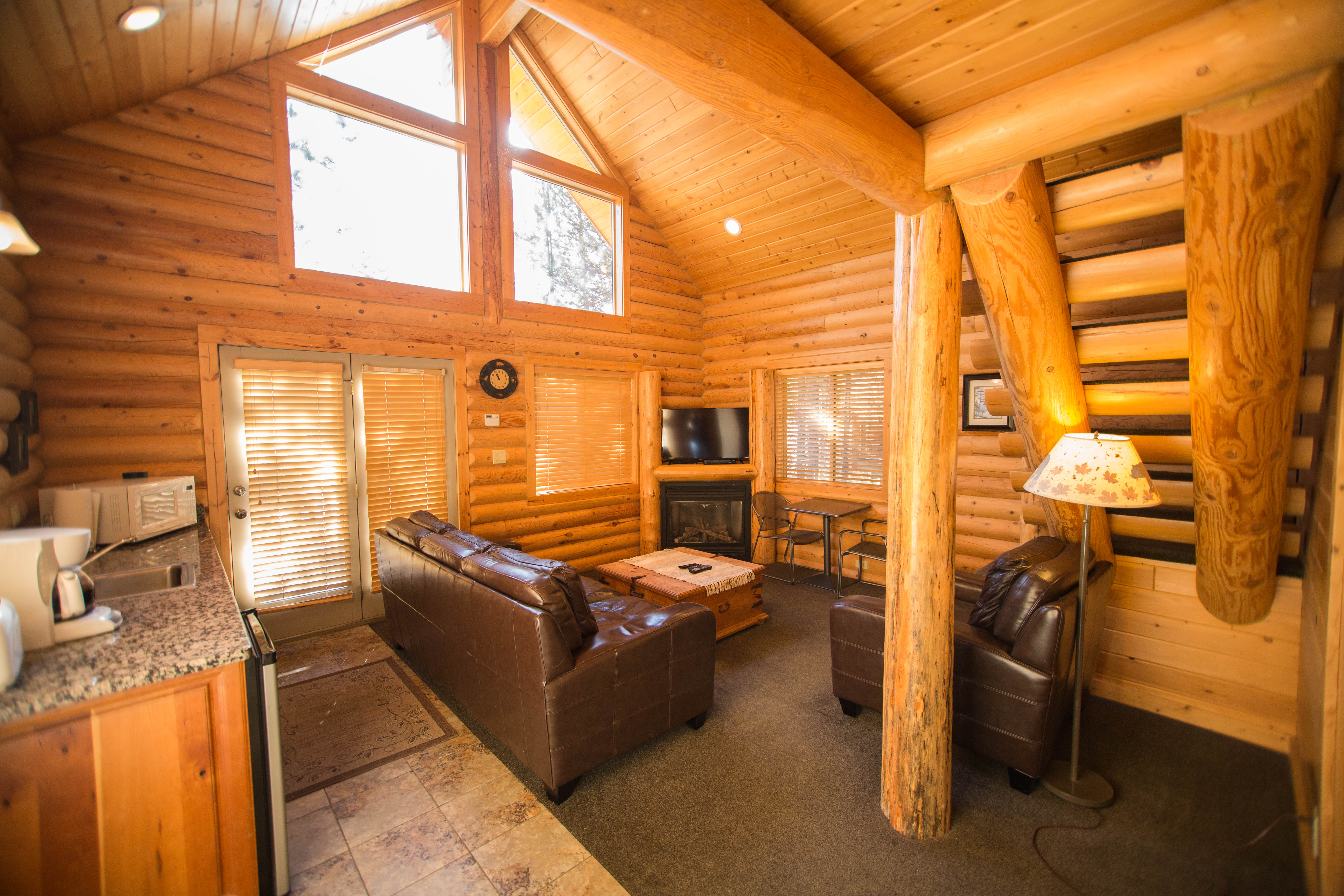 Two Bed / One Bath Log Cabin Cabins for Rent in Island Park, Idaho