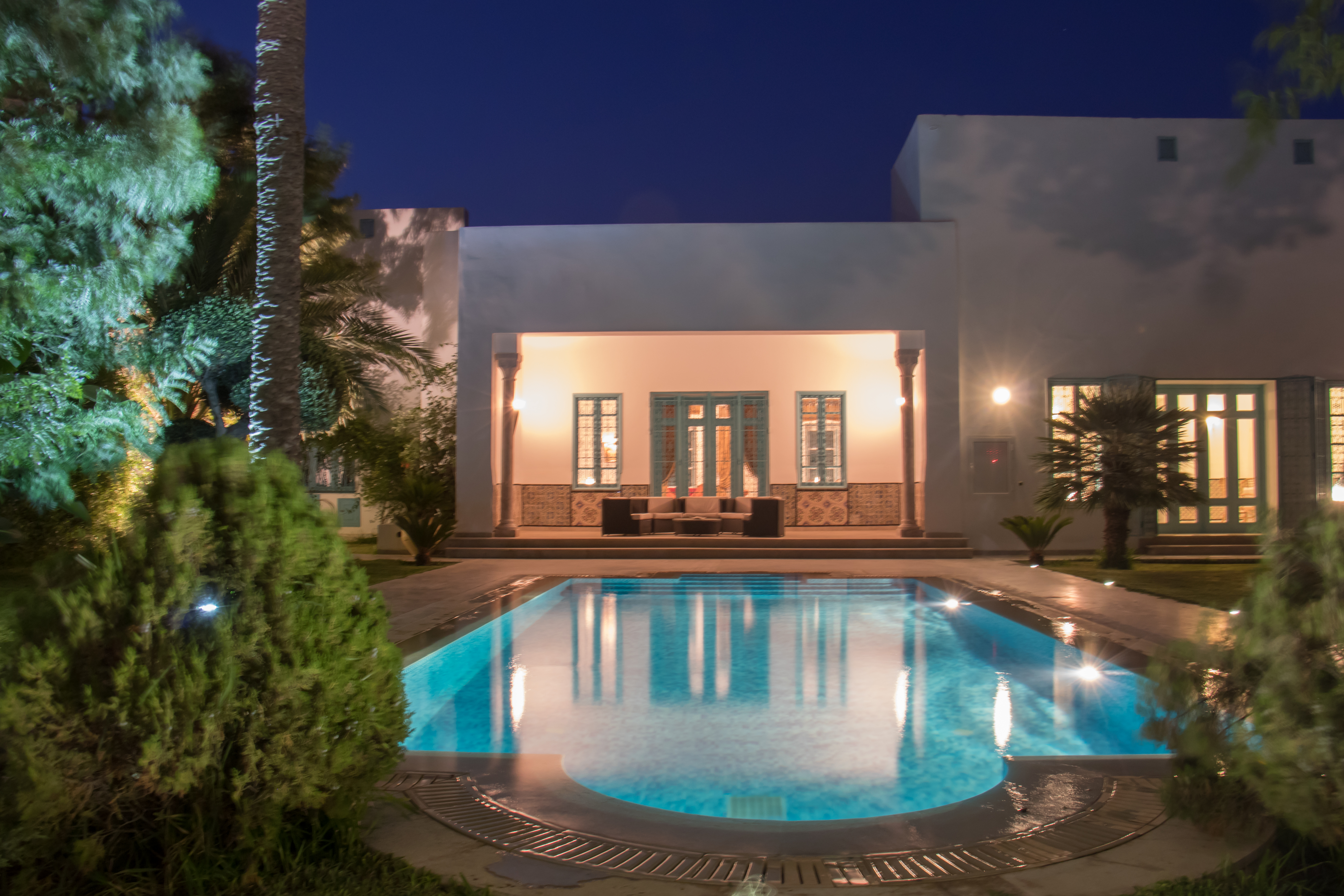 Dar Salha Mahdia, bungalow breakfast pool