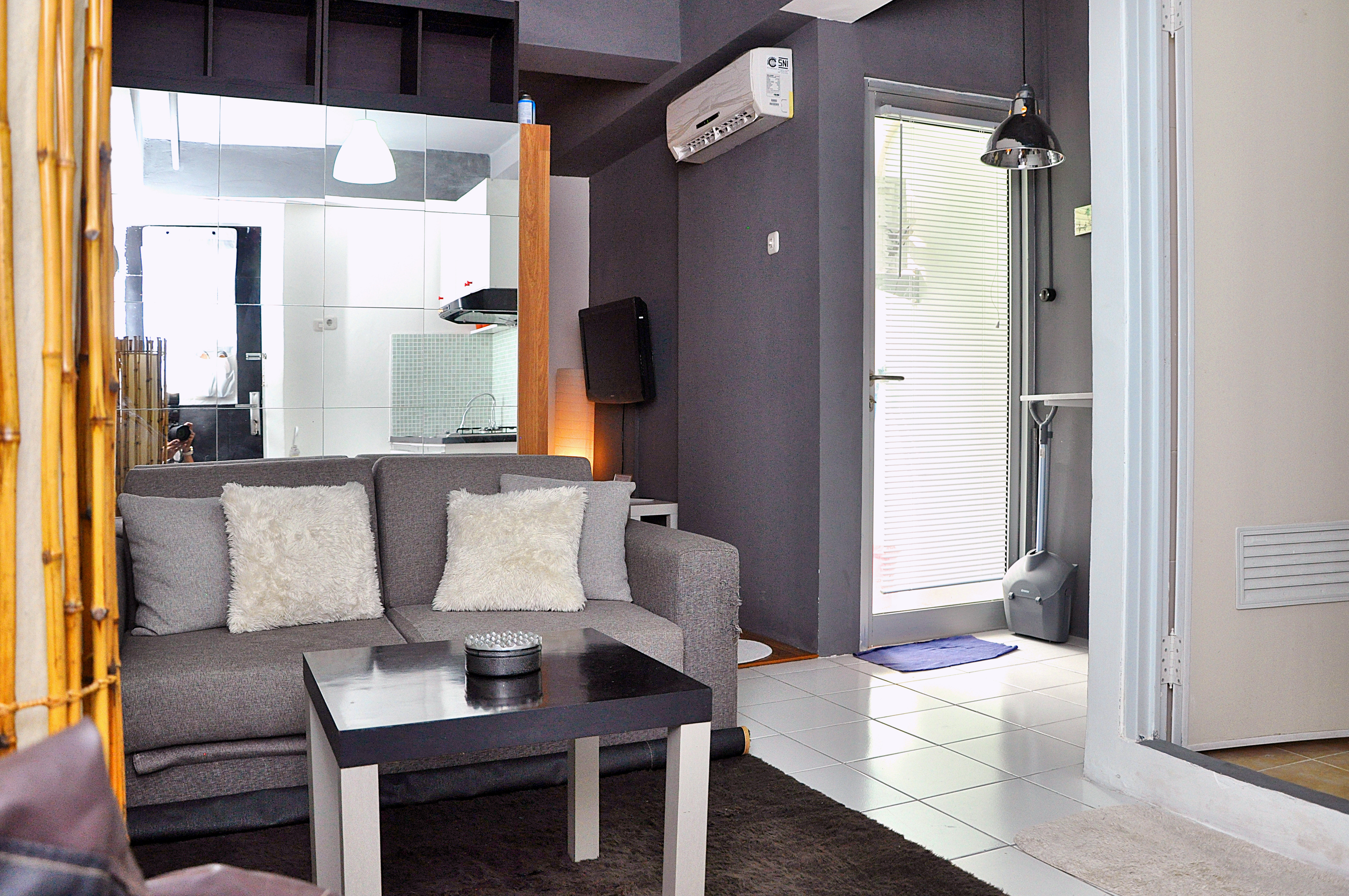 Cozy minimalist studio apartment
