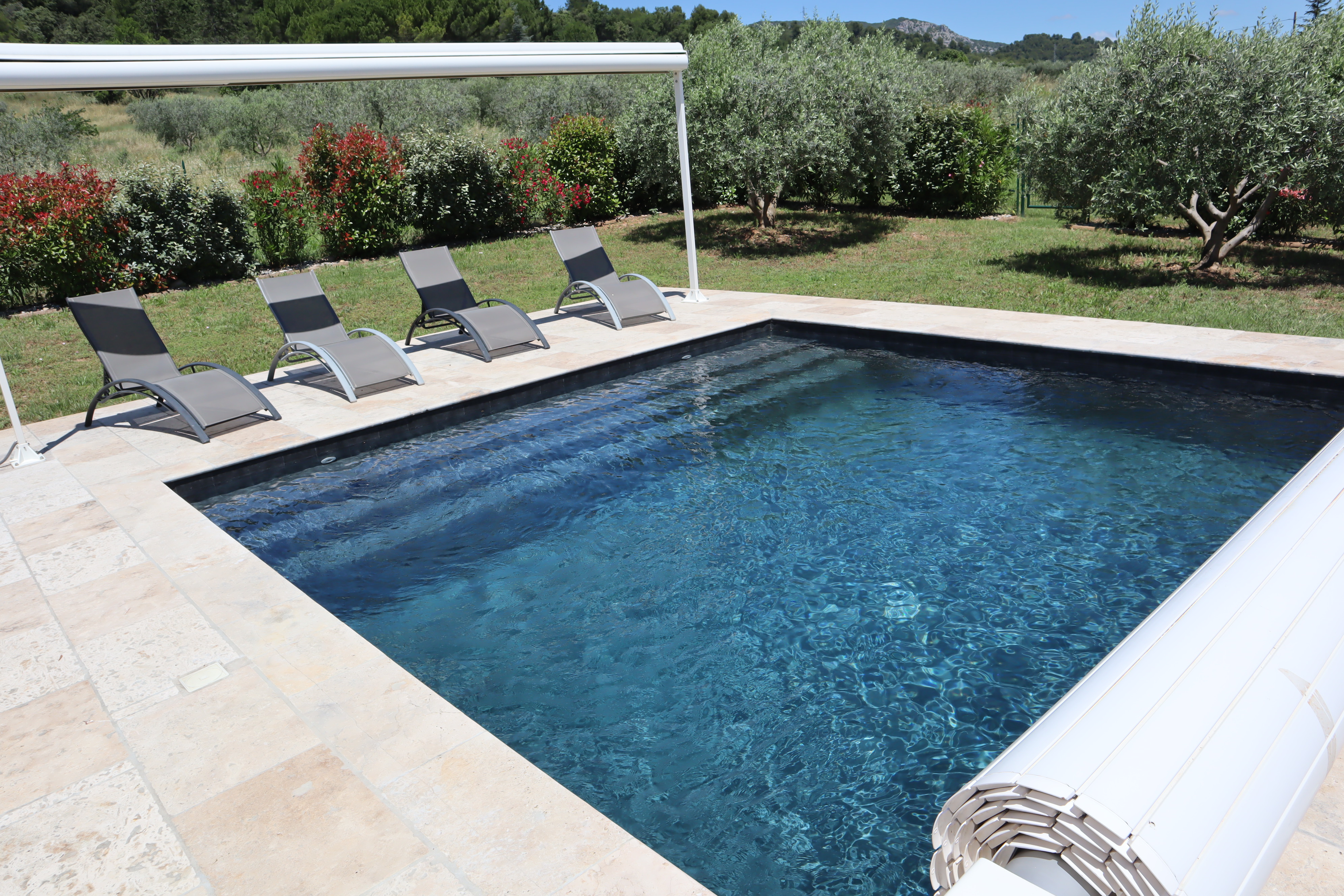 Gite Oléa, with private heated swimming pool.